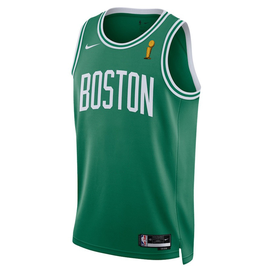 Boston Celtics 2024 FINALS CHAMPIONS Icon Edition Kelly Green NBA Jersey Men's