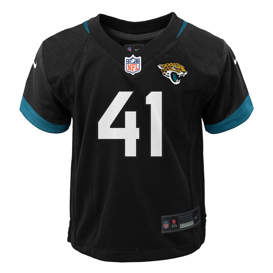 Josh Hines-Allen 41 Jacksonville Jaguars Alternate Player Game Black NFL Jersey Youth