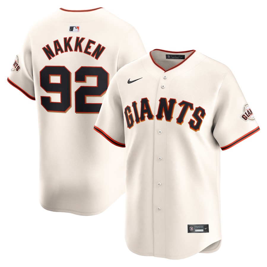 Alyssa Nakken San Francisco Giants Home Limited Player Jersey  Cream