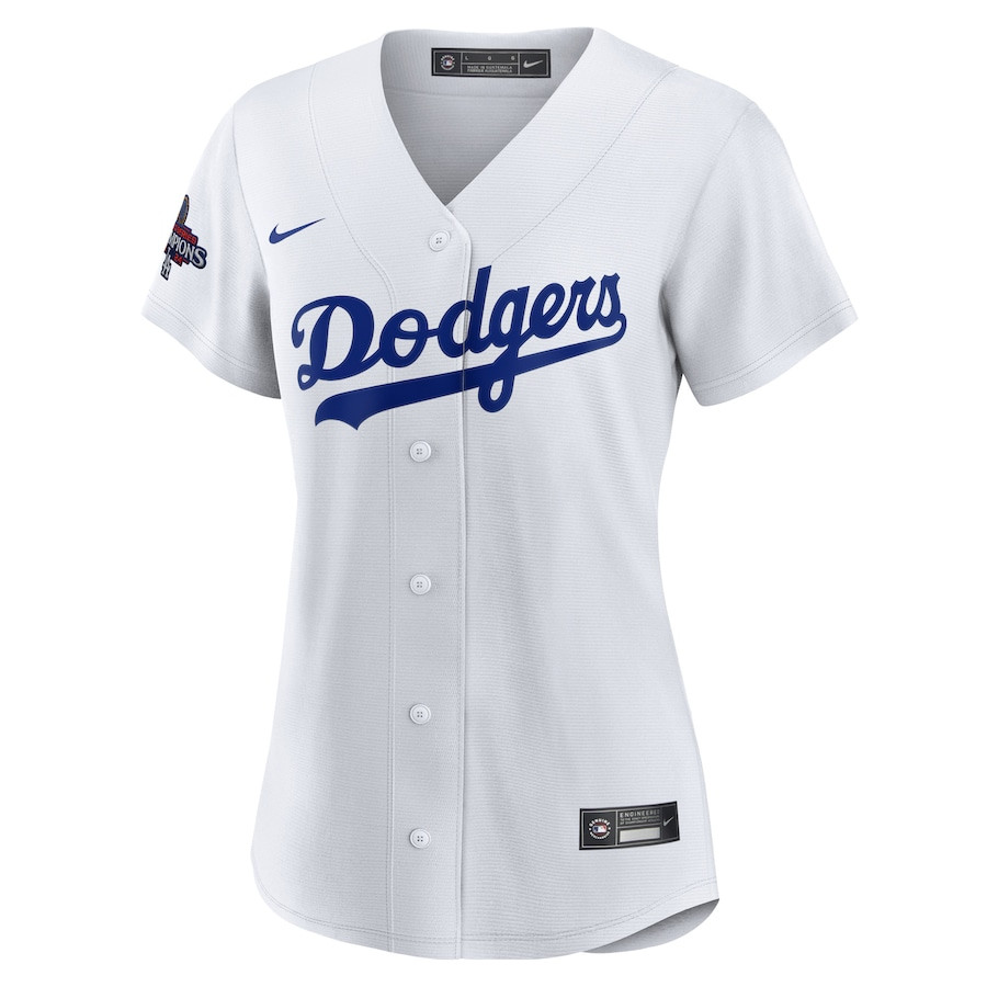 Mookie Betts 50 Los Angeles Dodgers 2024 World Series Champions Home Player White MLB Jersey Women's