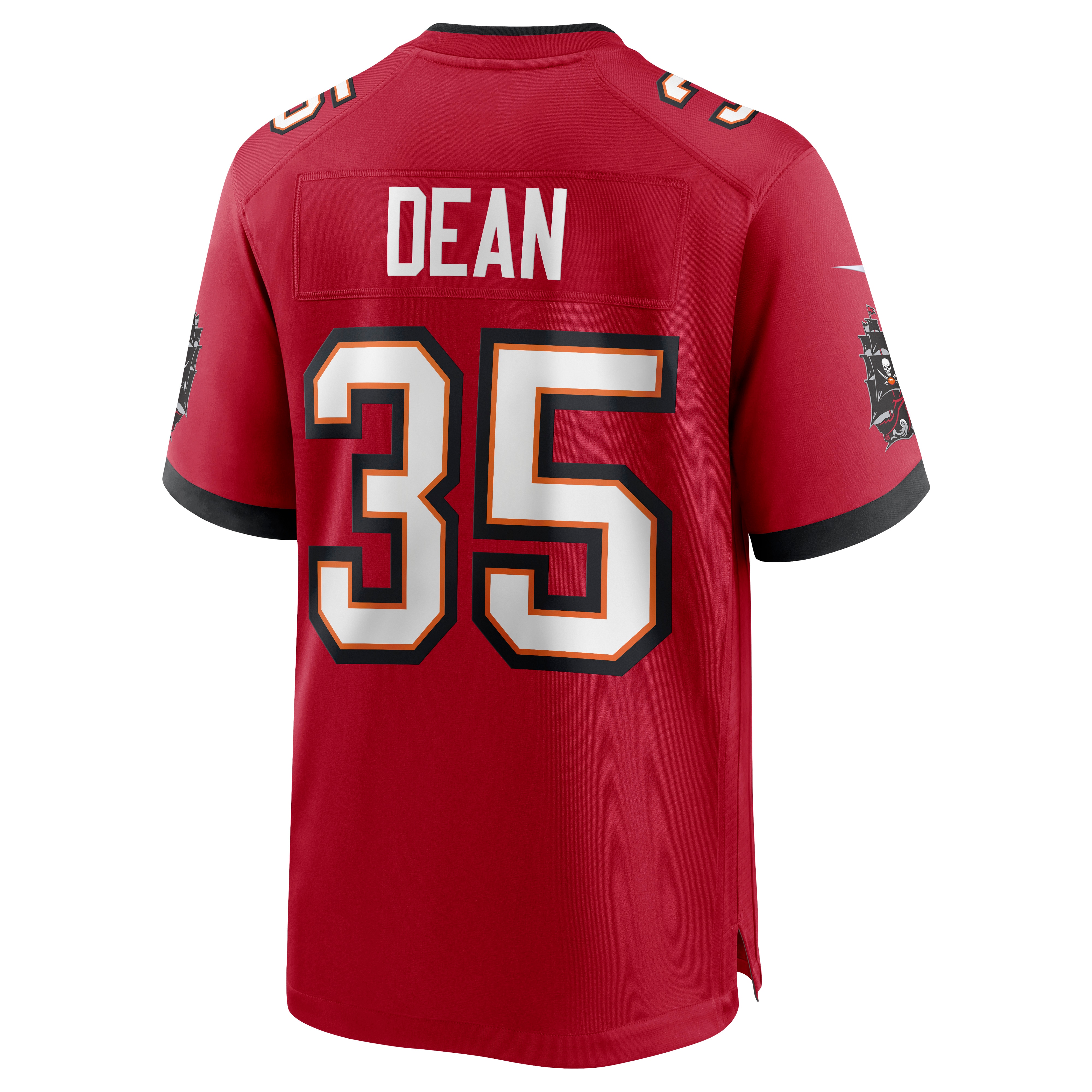 Tampa Bay Buccaneers Jamel Dean Red Game NFL Jersey Men's