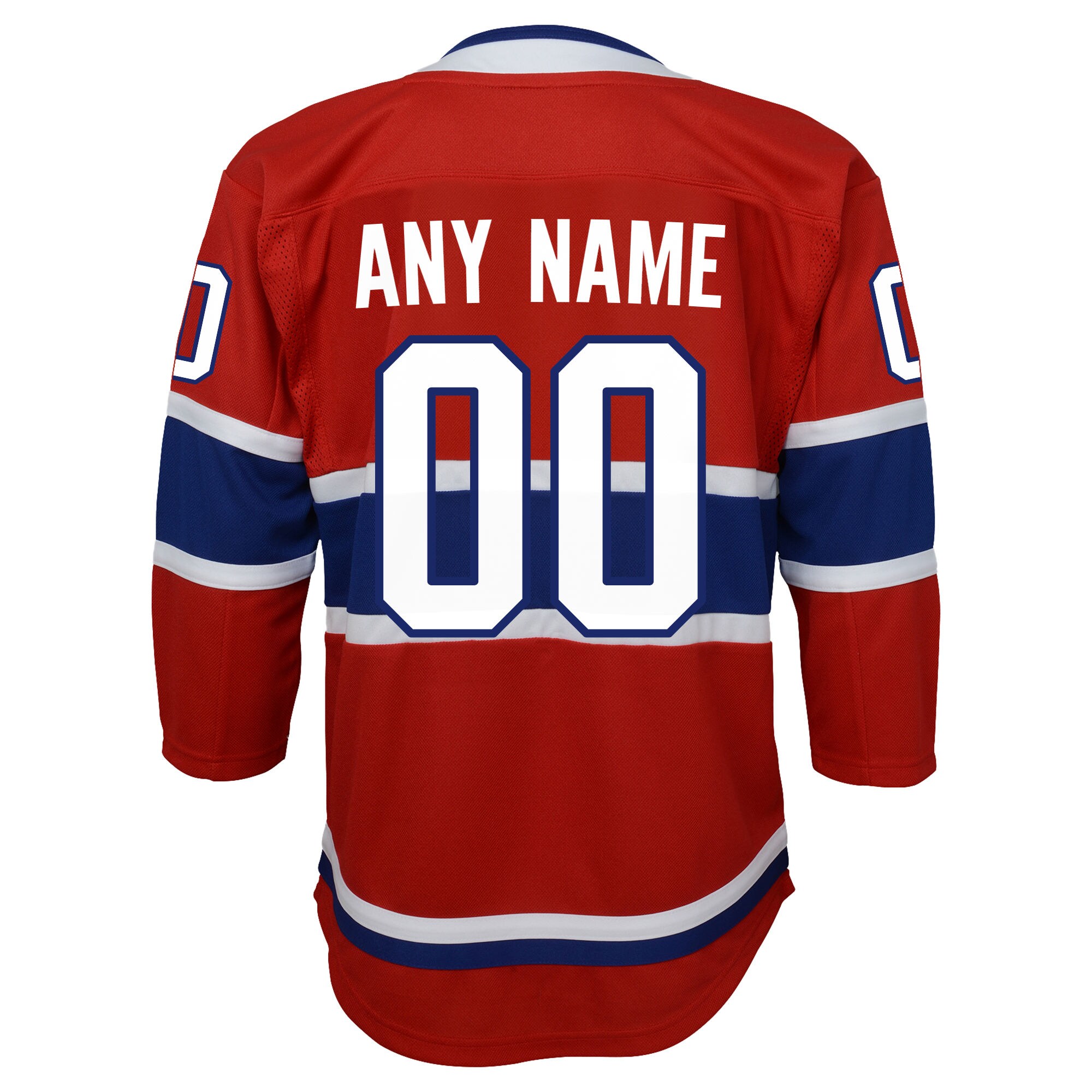 Montreal Canadiens Red Home Premier Custom NHL Jersey Youth