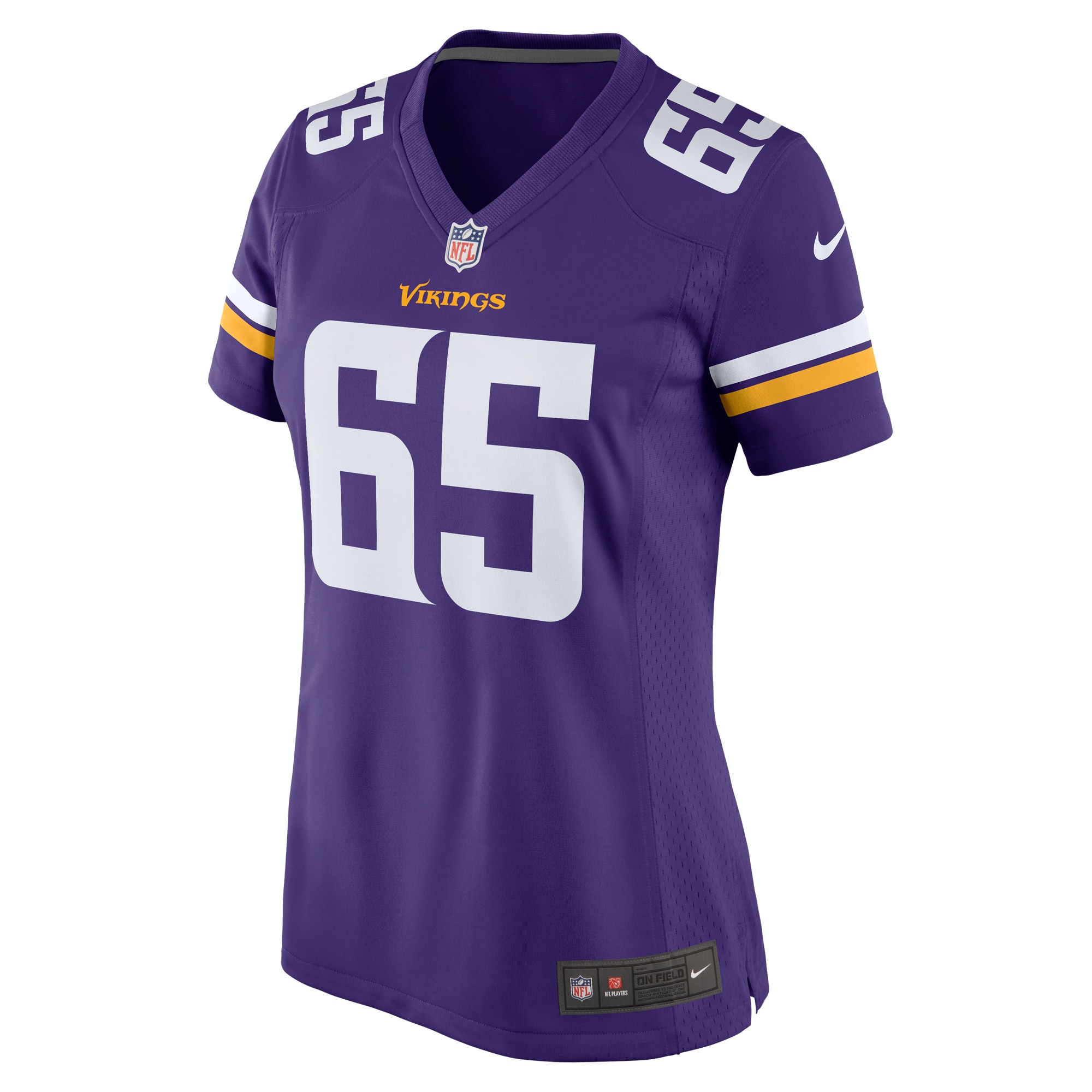 Minnesota Vikings Michael Jurgens Purple Game NFL Jersey Women's