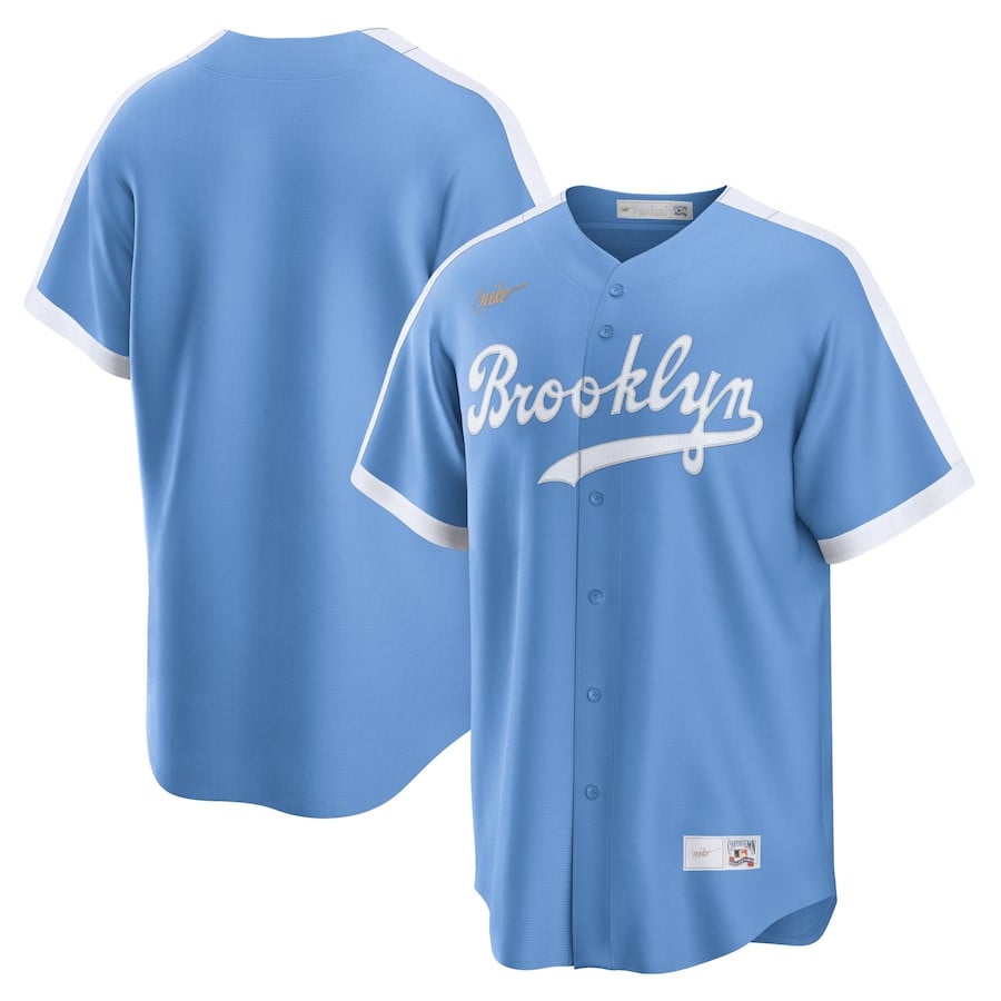 Brooklyn Los Angeles Dodgers Cooperstown Collection Alternate Light Blue MLB Jersey Men's