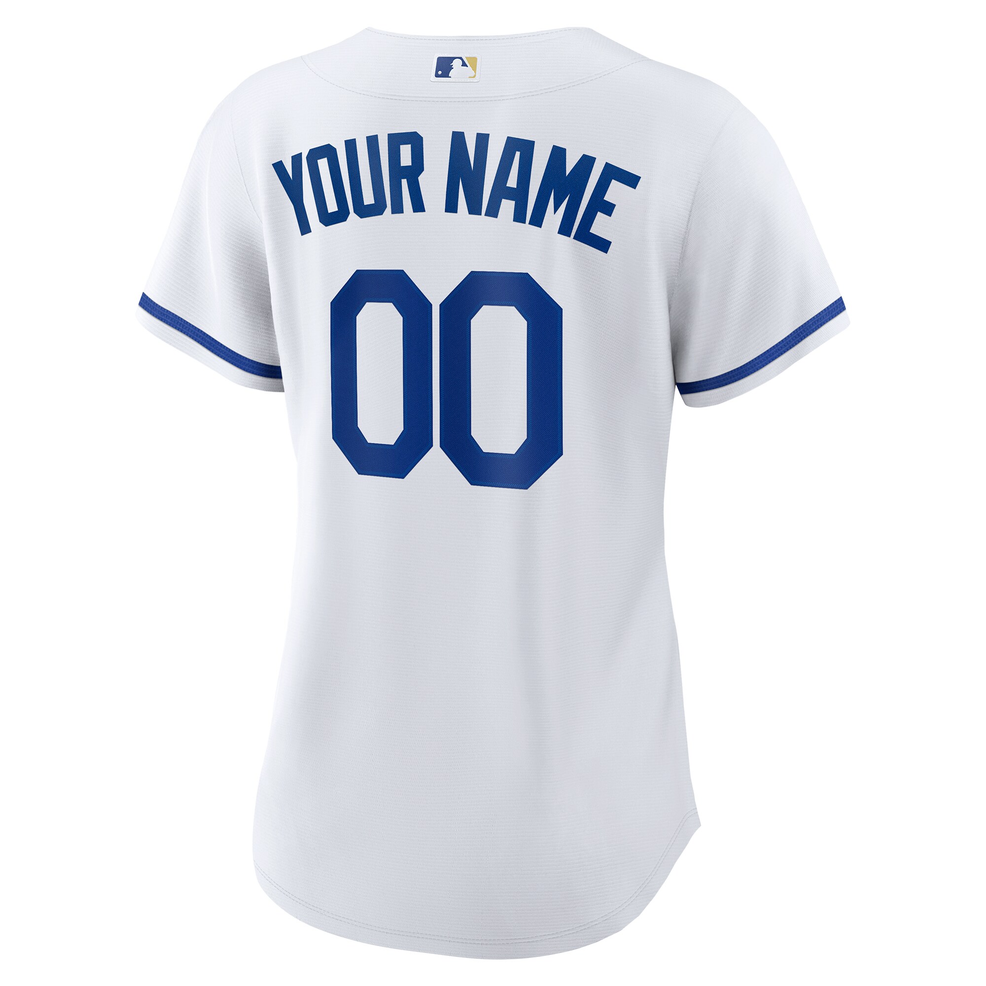 Kansas City Royals White Custom MLB Jersey Women's