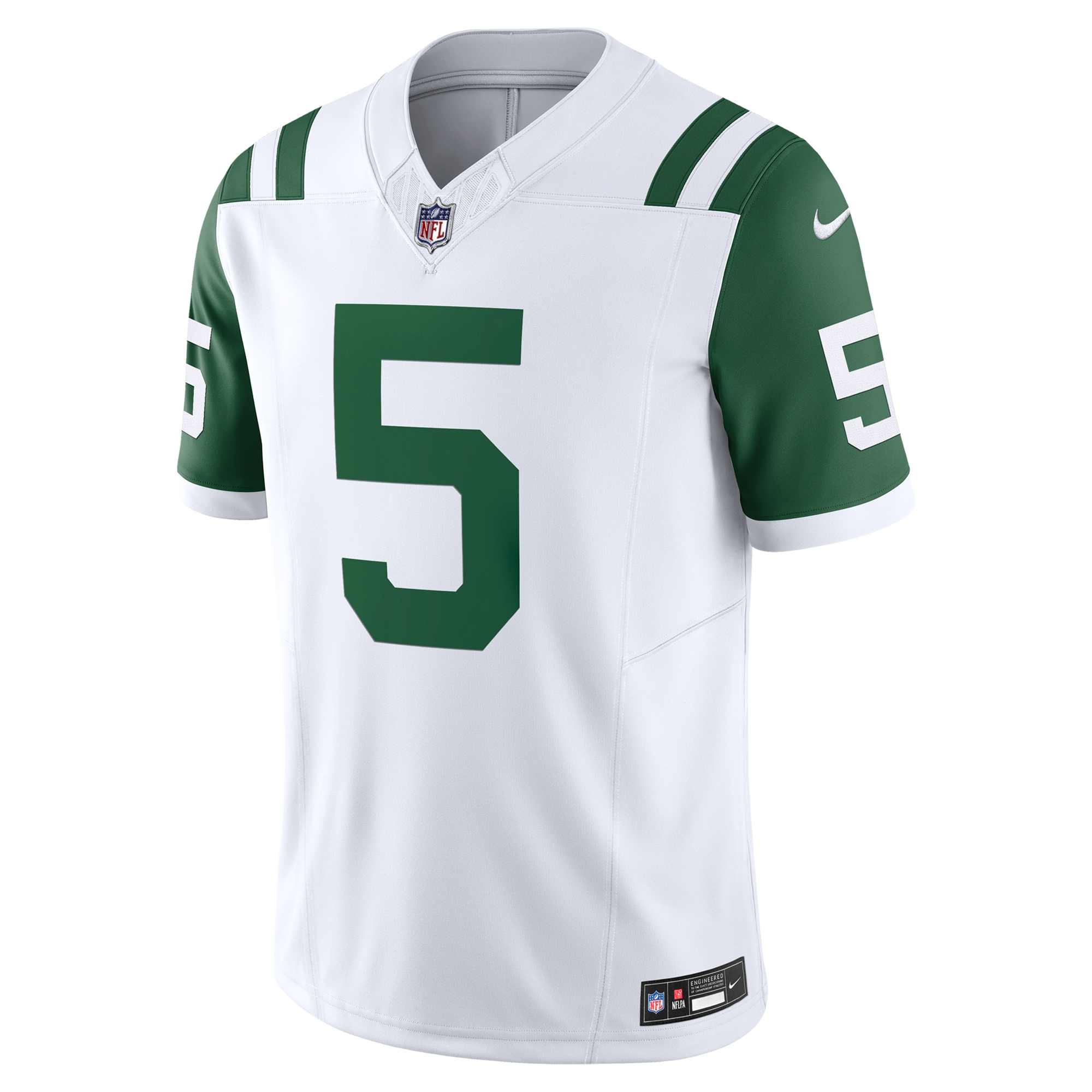New York Jets Garrett Wilson White Classic Alternate Vapor F.U.S.E. Limited NFL Jersey Men's