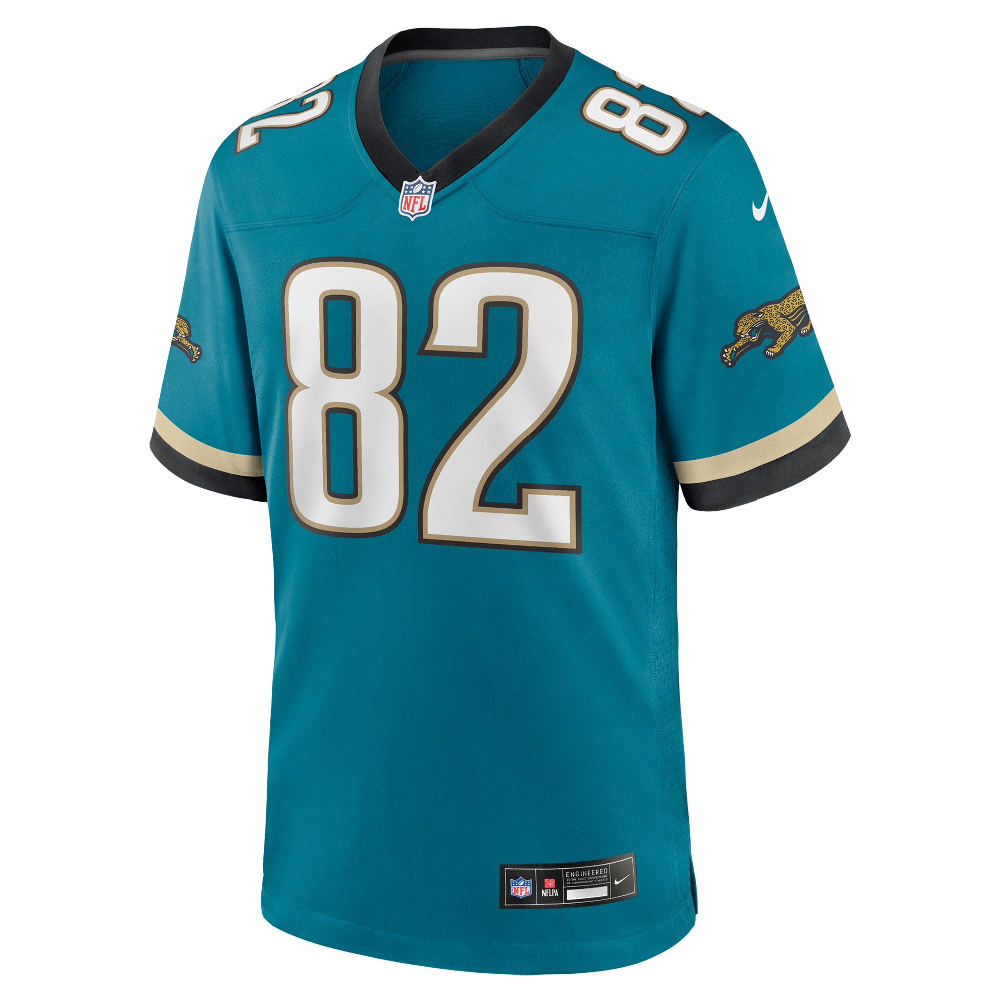 Jacksonville Jaguars Jimmy Smith Teal Prowler Throwback Retired Player Game NFL Jersey Men's