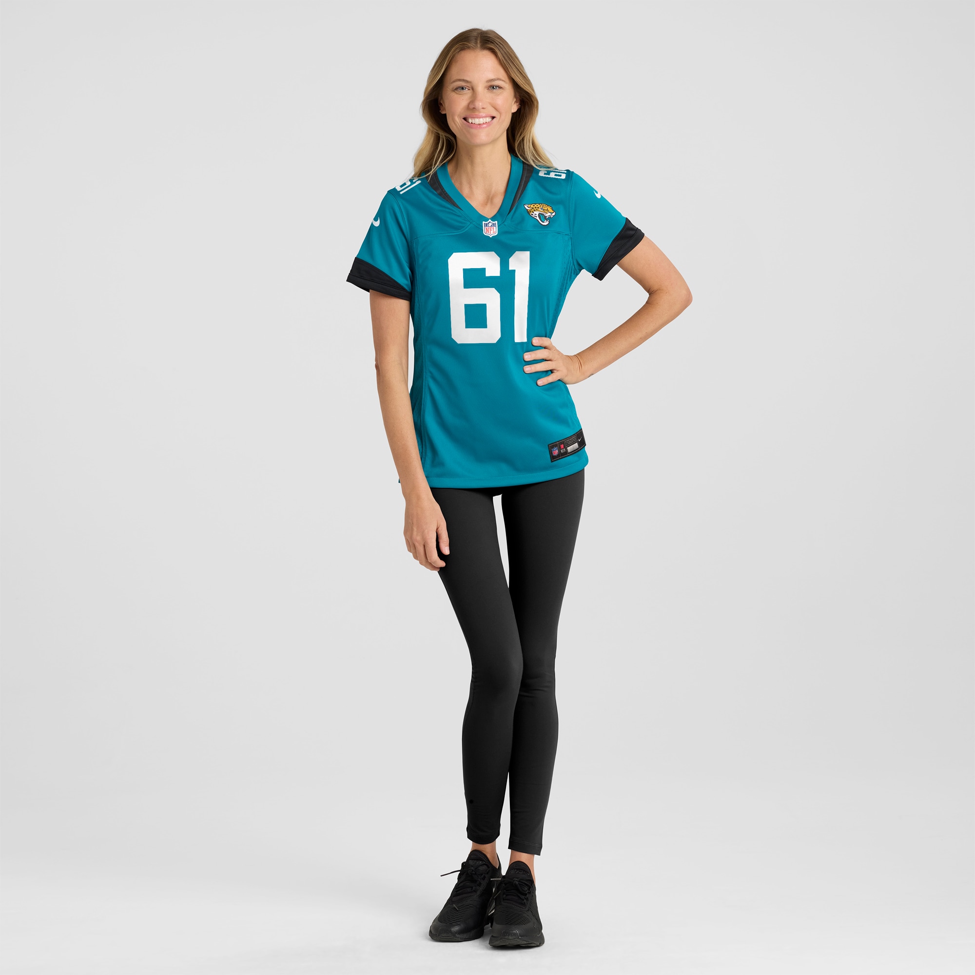 Jacksonville Jaguars Jerome Carvin Teal Game NFL Jersey Women's