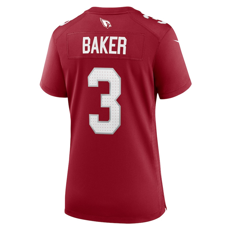 Budda Baker 3 Arizona Cardinals Game Cardinal NFL Jersey Women's
