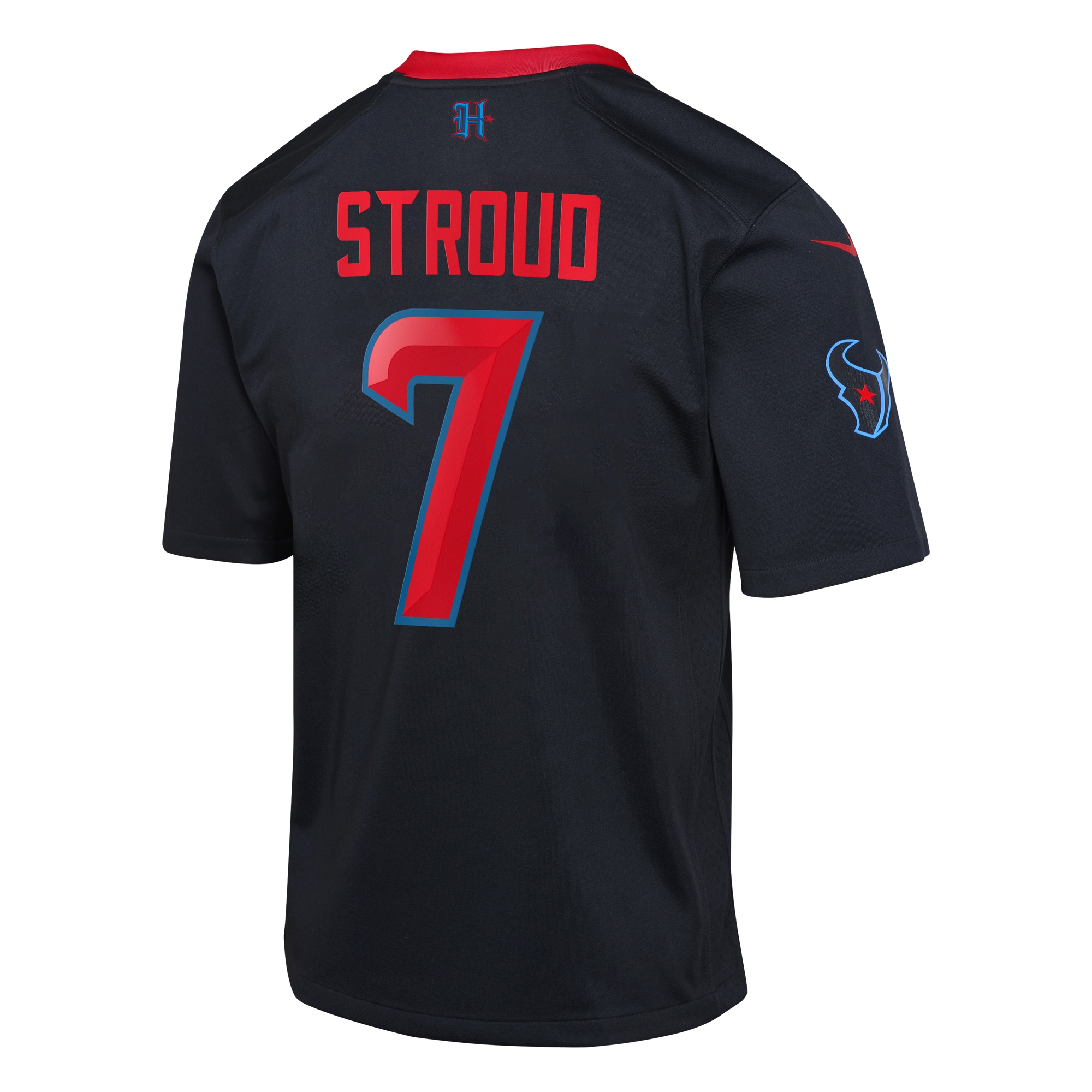 Houston Texans C.J. Stroud Navy 2nd Alternate Game NFL Jersey Youth