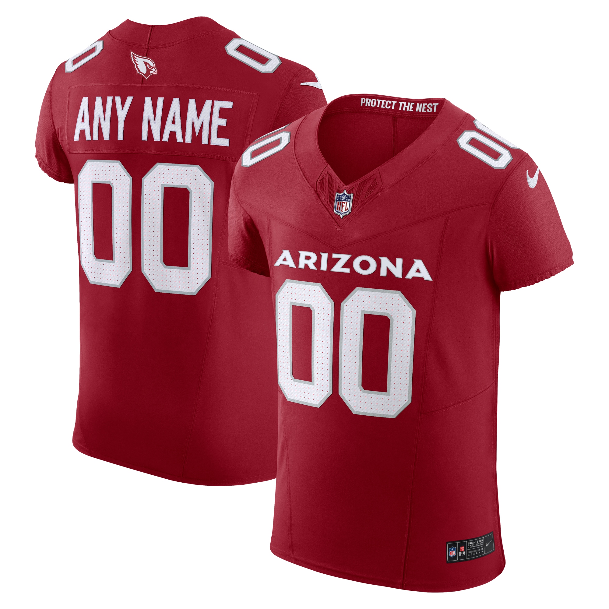 Arizona Cardinals Cardinal Vapor F.U.S.E. Elite Custom NFL Jersey Men's