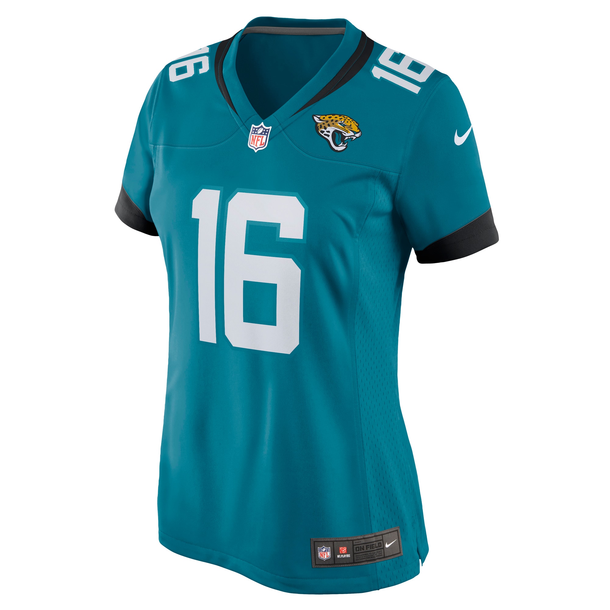 Jacksonville Jaguars Trevor Lawrence Teal Game NFL Jersey Women's
