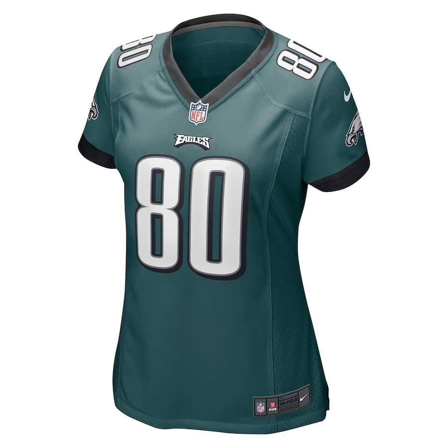 Julio Jones 80 Philadelphia Eagles Game Midnight Green NFL Jersey Women's