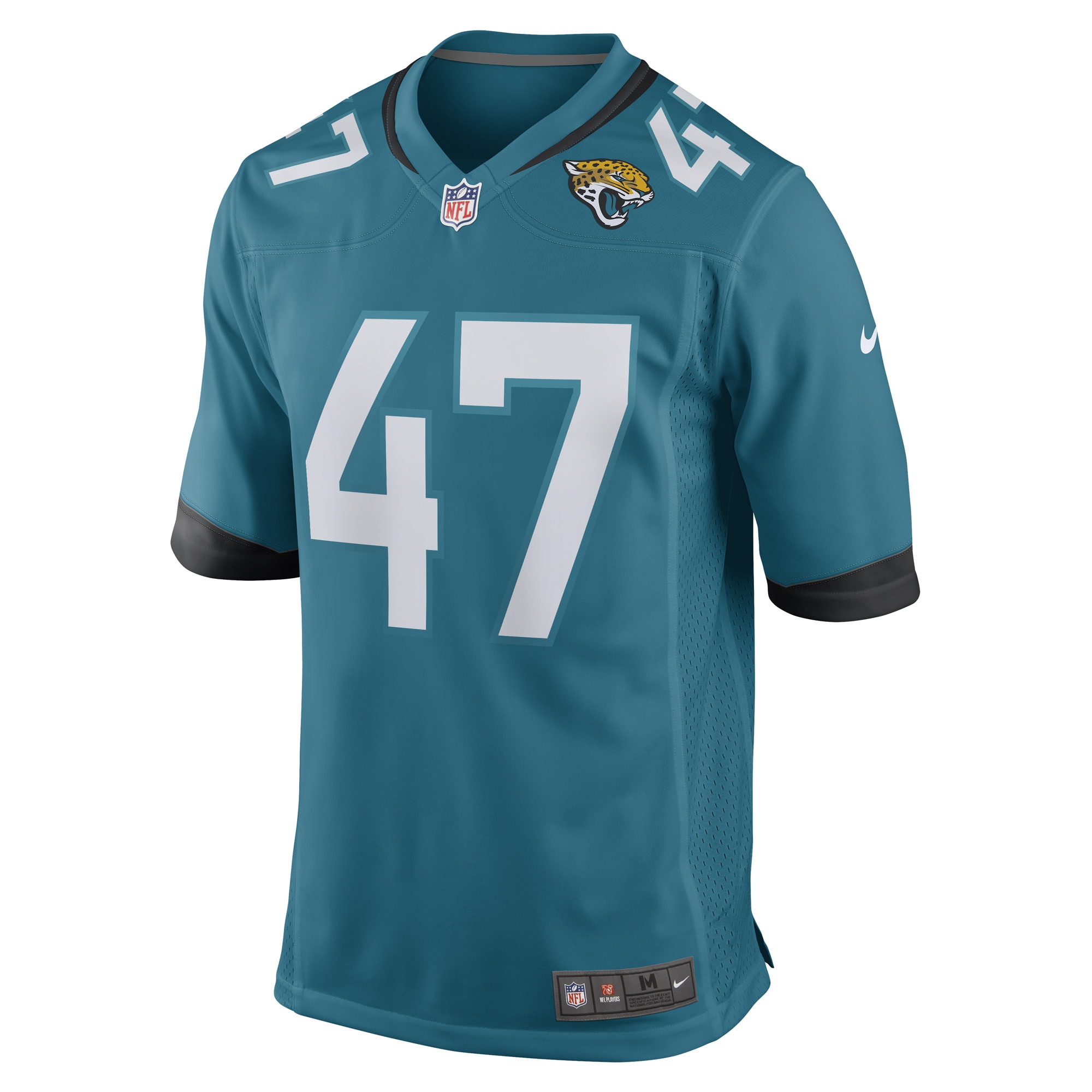 De'Shaan Dixon Jacksonville Jaguars Teal Team Game Player NFL Jersey Men's
