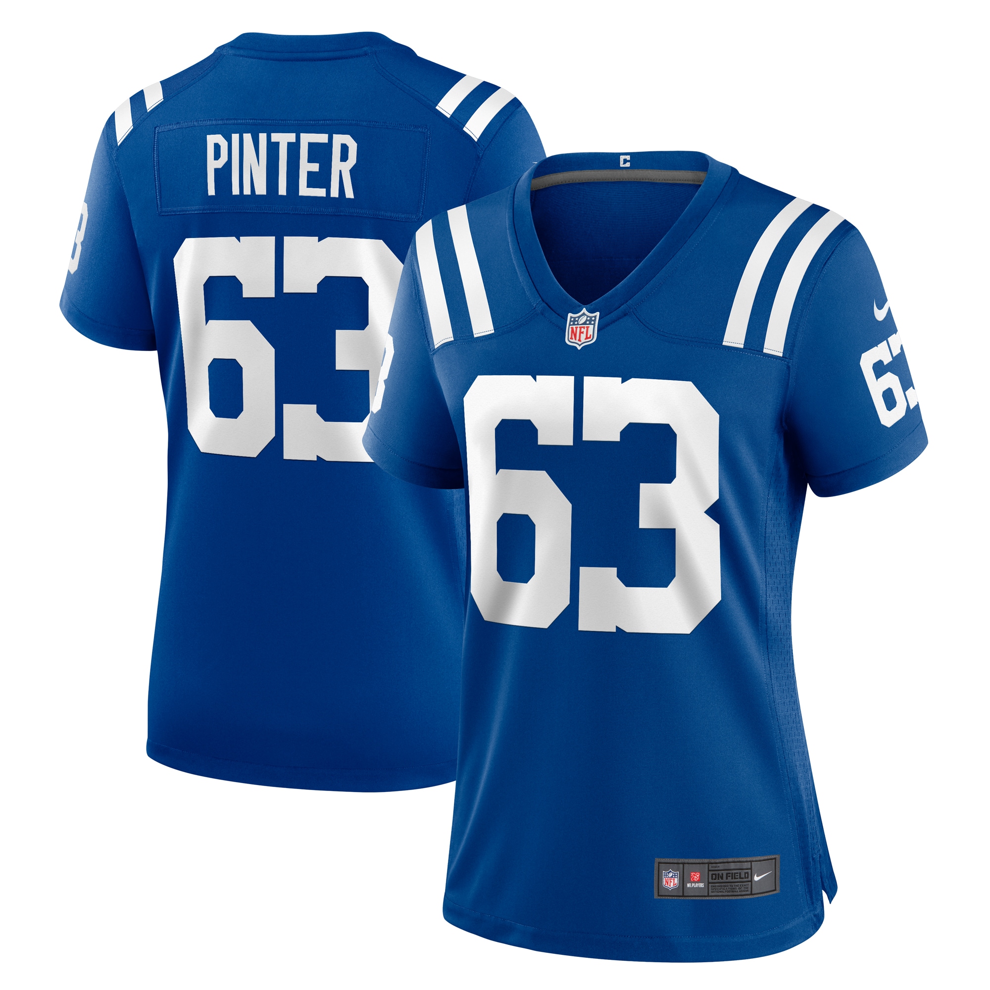 Indianapolis Colts Danny Pinter Royal Game NFL Jersey Women's