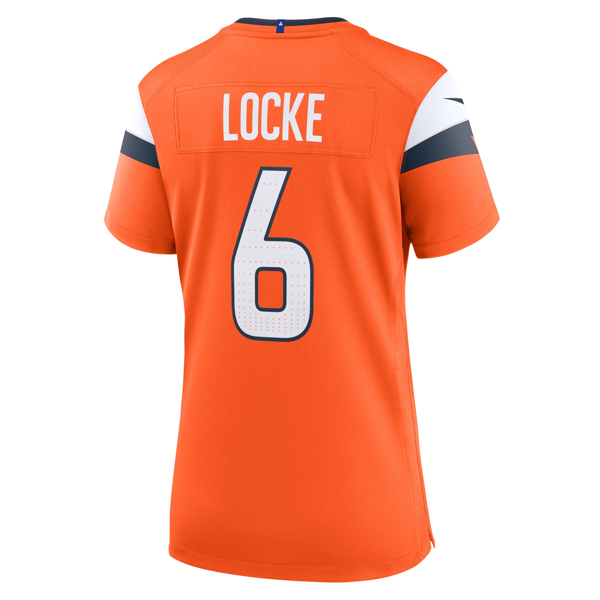 Denver Broncos P.J. Locke Orange Team Game NFL Jersey Women's