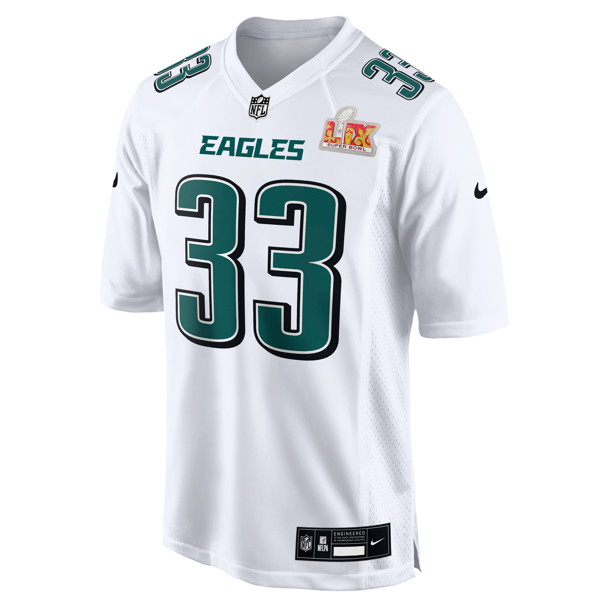 Philadelphia Eagles Cooper DeJean Tundra White Super Bowl LIX Fashion Game NFL Jersey Men's