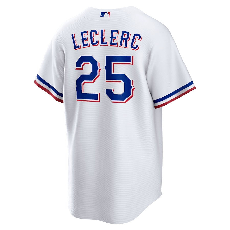 Jos? Leclerc 25 Texas Rangers 2023 World Series Stitched White MLB Jersey Men's