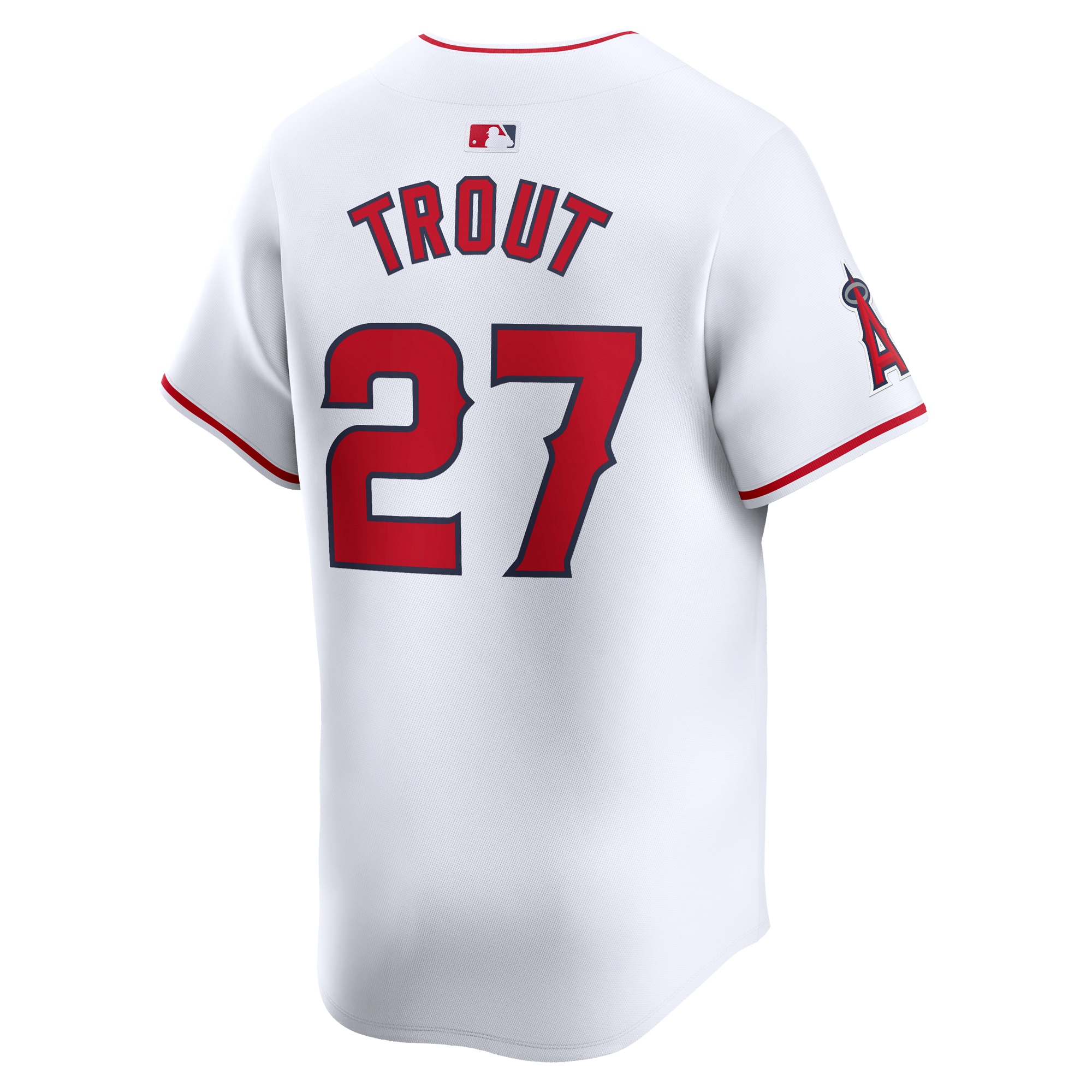 Los Angeles Angels Mike Trout White Home Limited Player MLB Jersey Youth