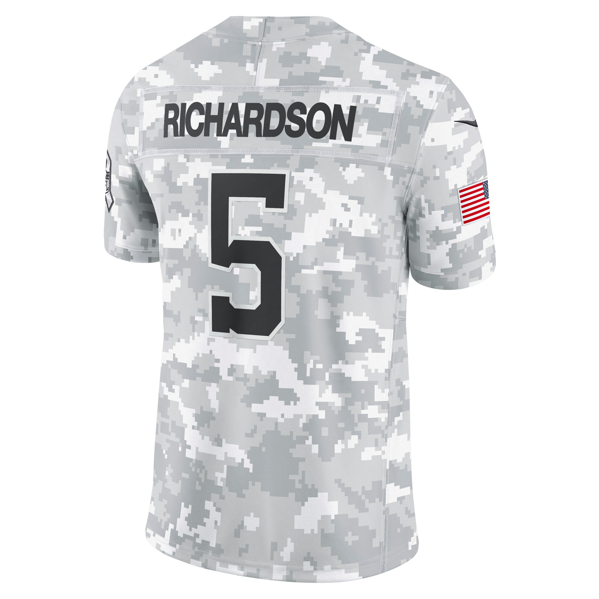 Indianapolis Colts Anthony Richardson Arctic Camo 2024 Salute to Service Limited NFL Jersey Men's
