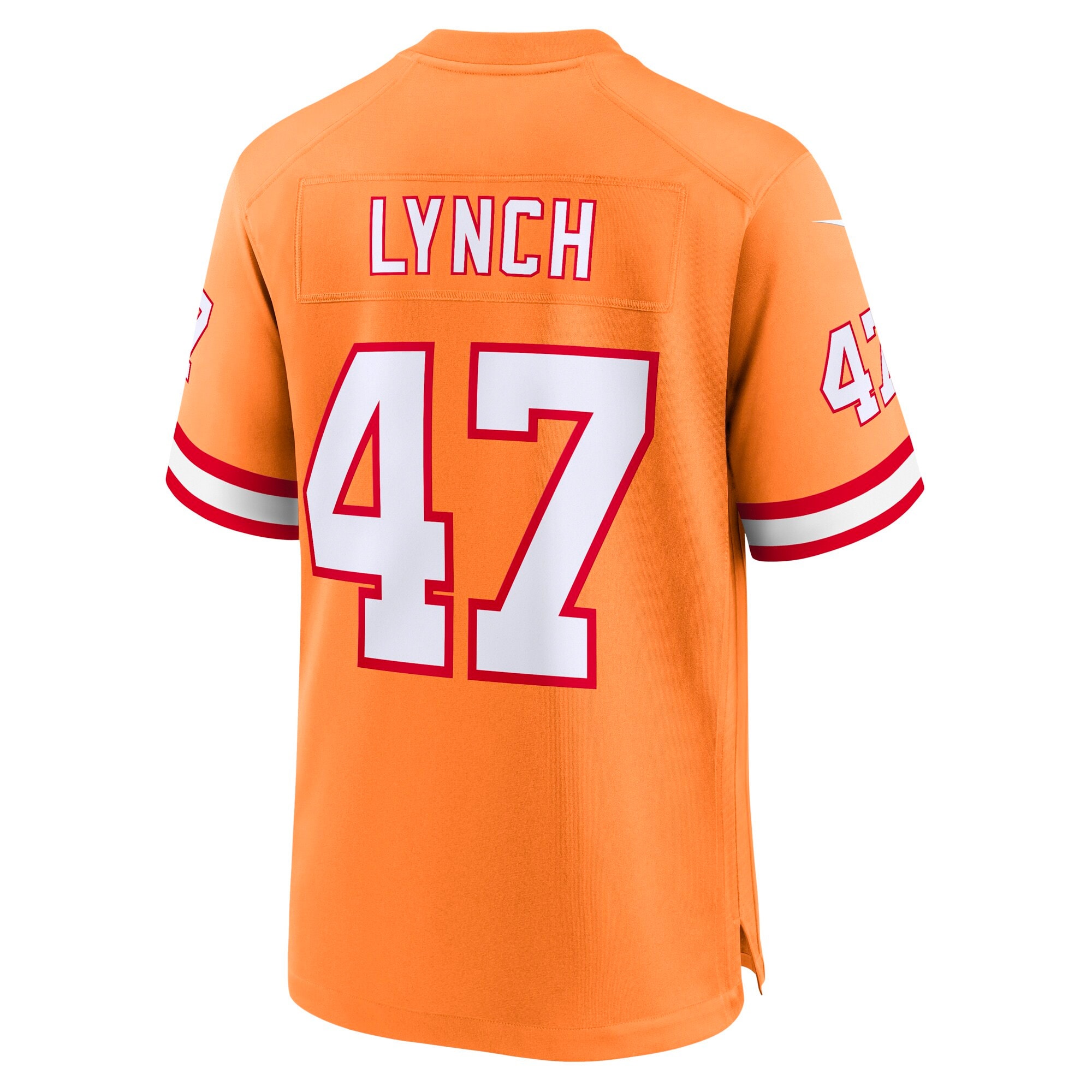 Tampa Bay Buccaneers John Lynch Orange Retired Player Game NFL Jersey Youth