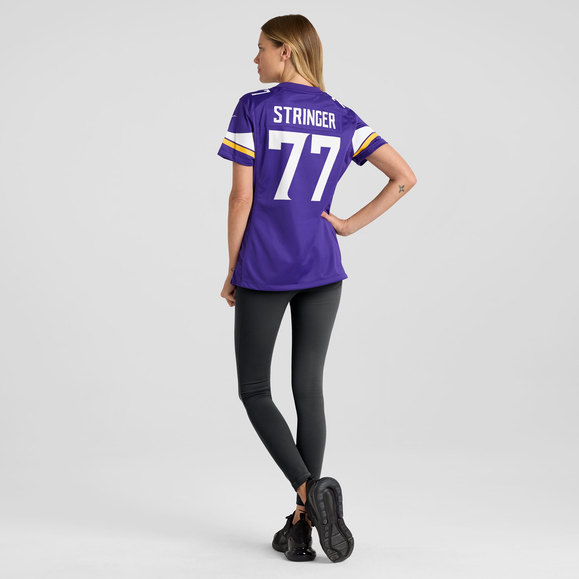 Minnesota Vikings Korey Stringer Purple Retired Player NFL Jersey Women's