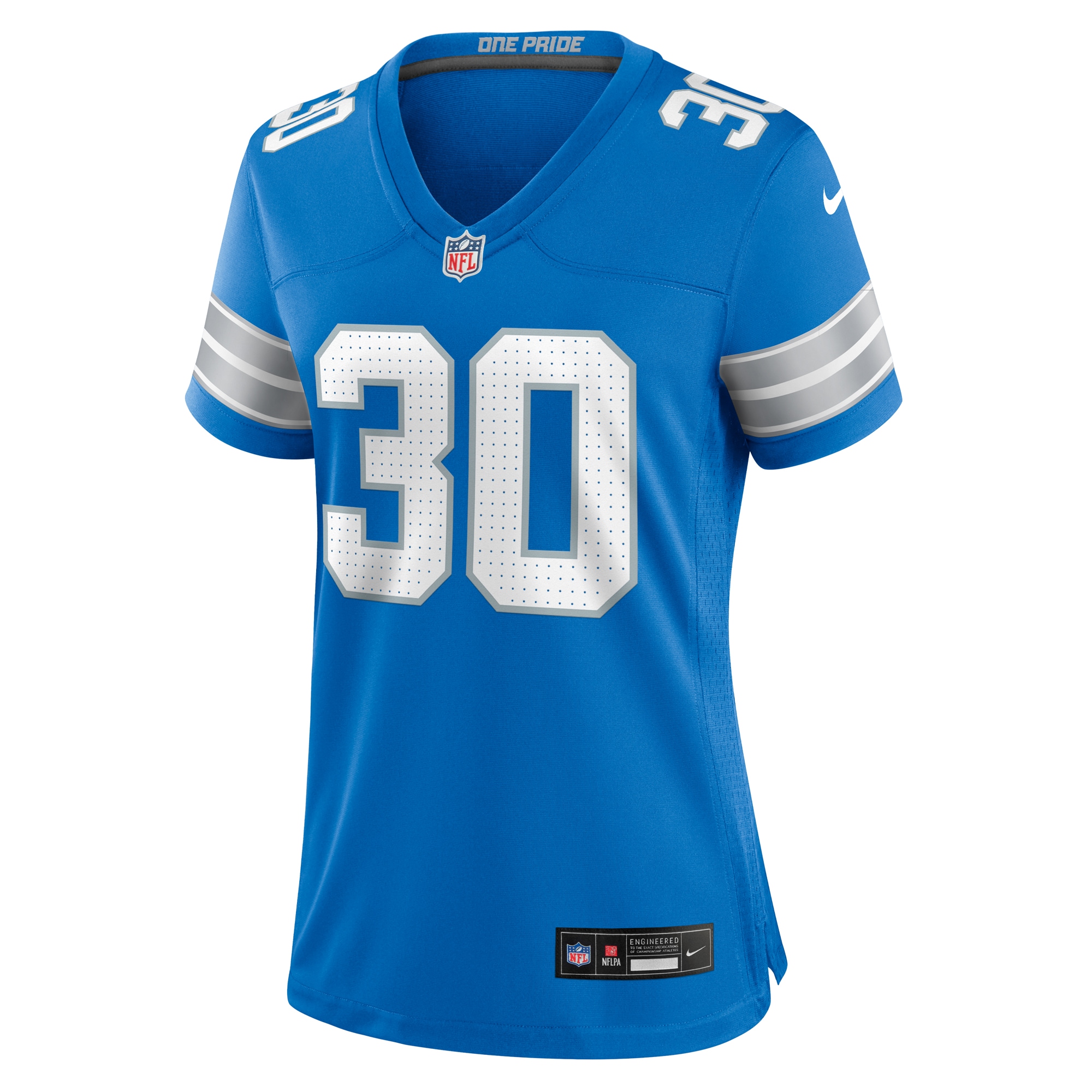 Detroit Lions Khalil Dorsey Blue Team Game NFL Jersey Women's
