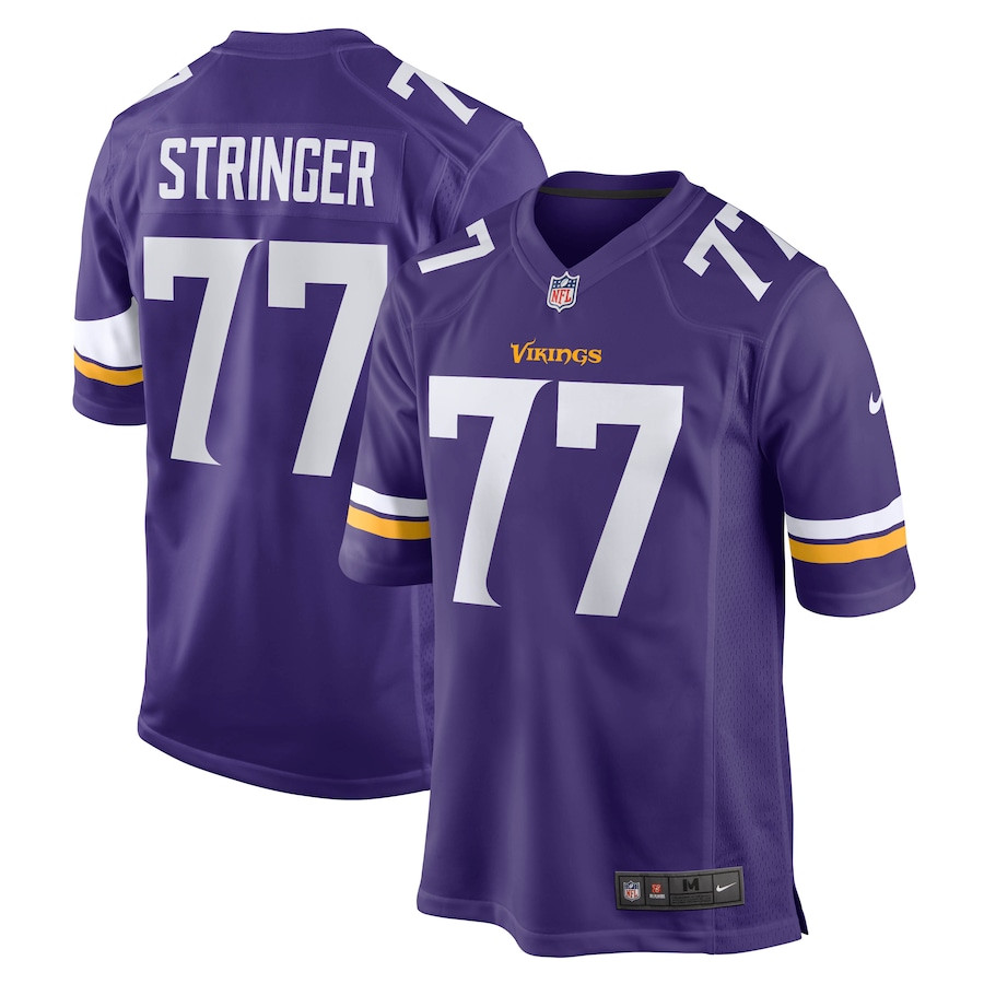 Korey Stringer 77 Minnesota Vikings Retired Purple NFL Jersey Men's