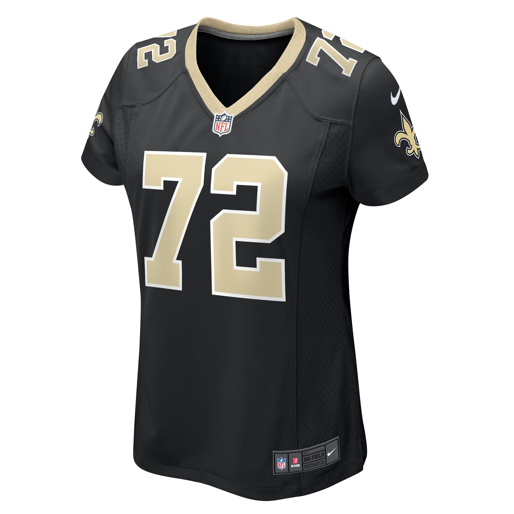 New Orleans Saints Storm Norton Black Game NFL Jersey Women's