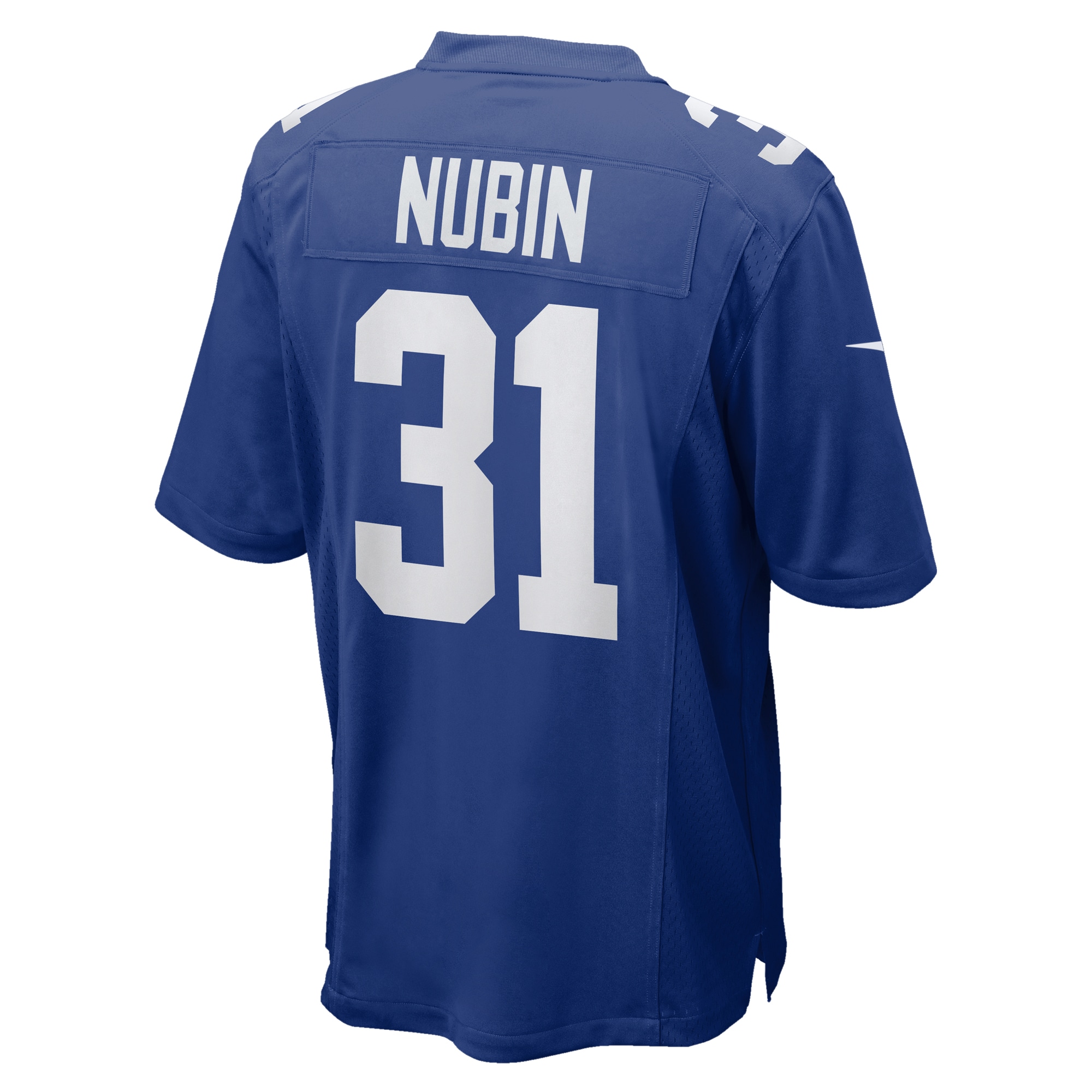 New York Giants Tyler Nubin Royal Team Game NFL Jersey Men's