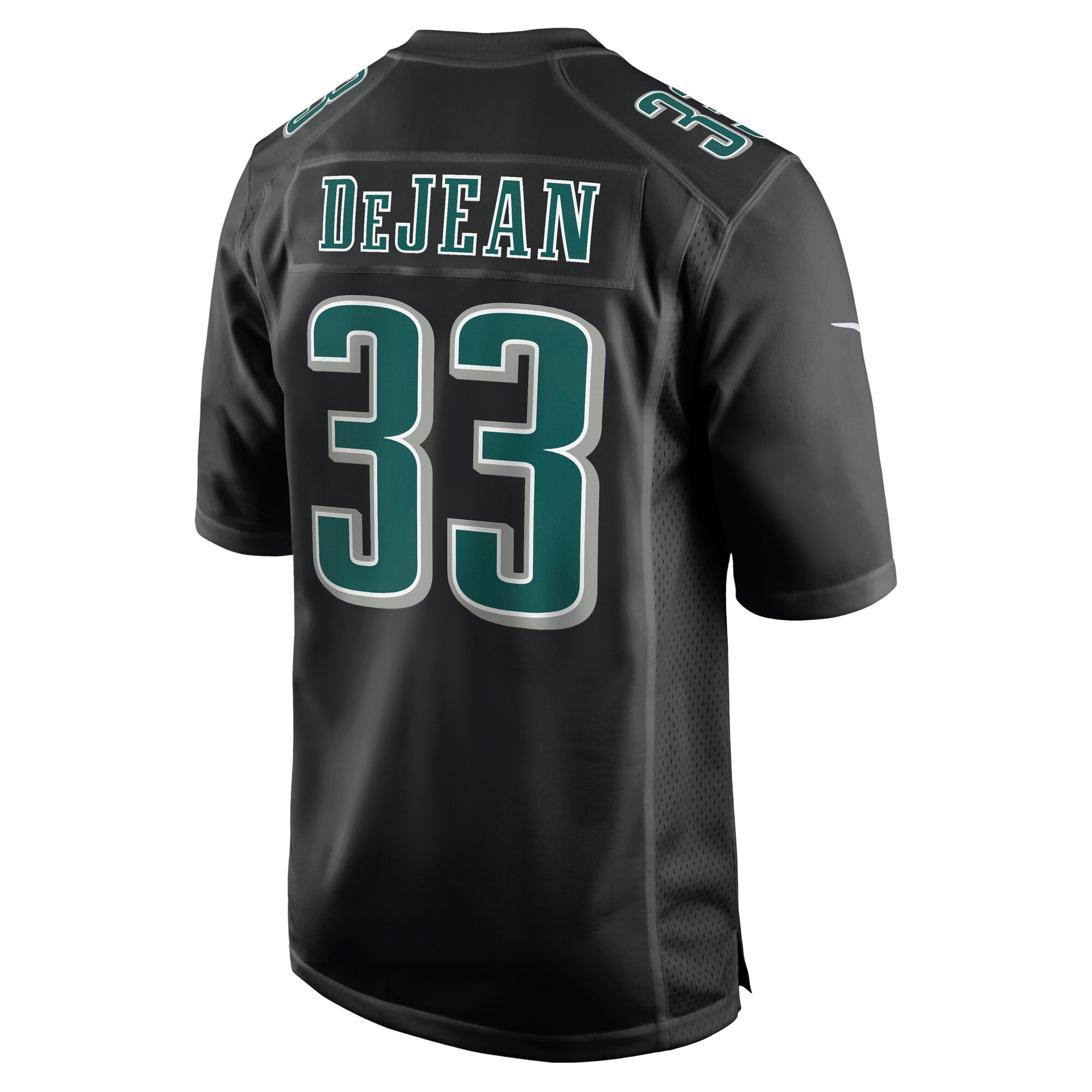 Philadelphia Eagles Cooper DeJean Carbon Black Super Bowl LIX Fashion Game Player NFL Jersey Men's