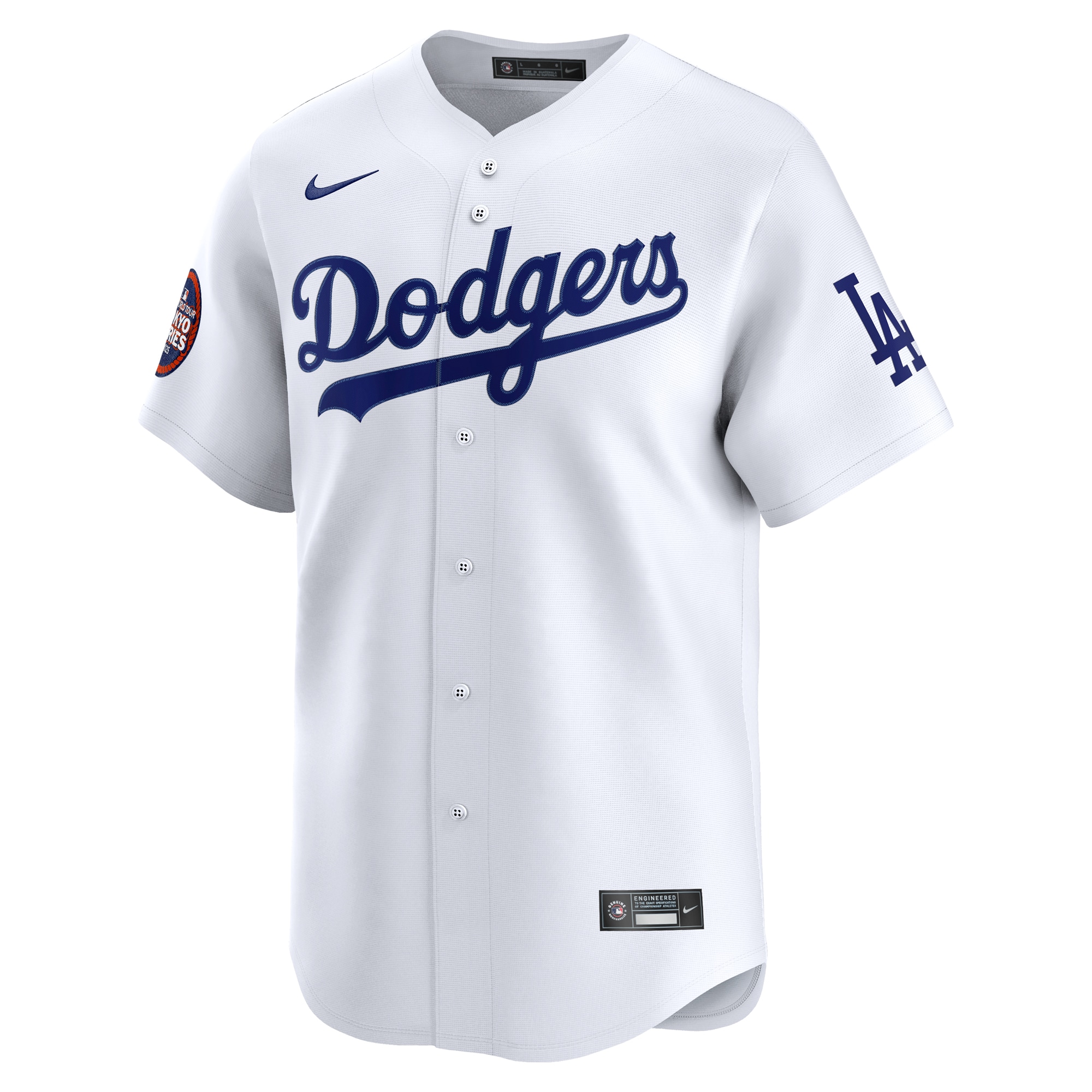 Los Angeles Dodgers White 2025 World Tour: Tokyo Series Home Limited MLB Jersey Men's