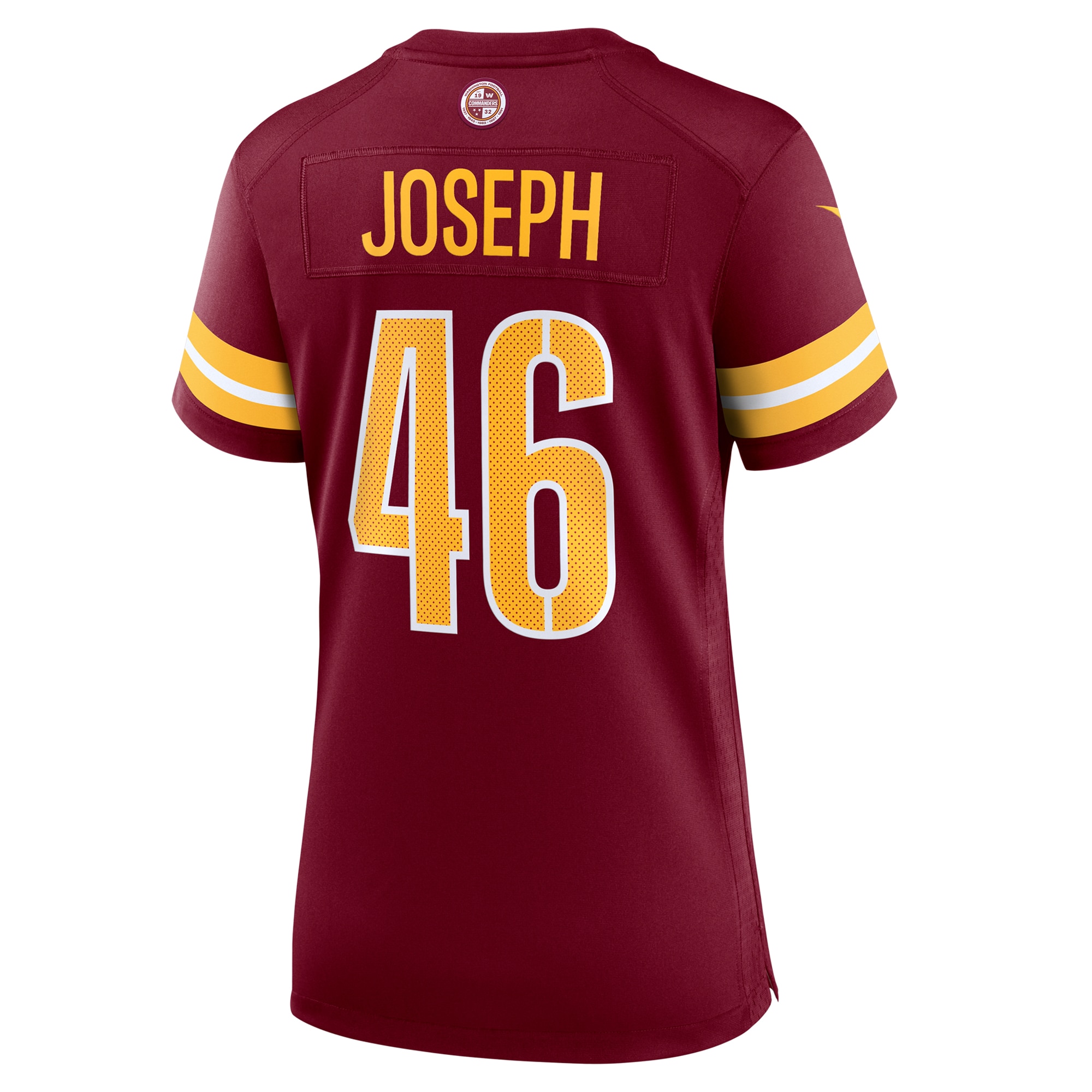 Washington Commanders Greg Joseph Burgundy Team Game NFL Jersey Women's