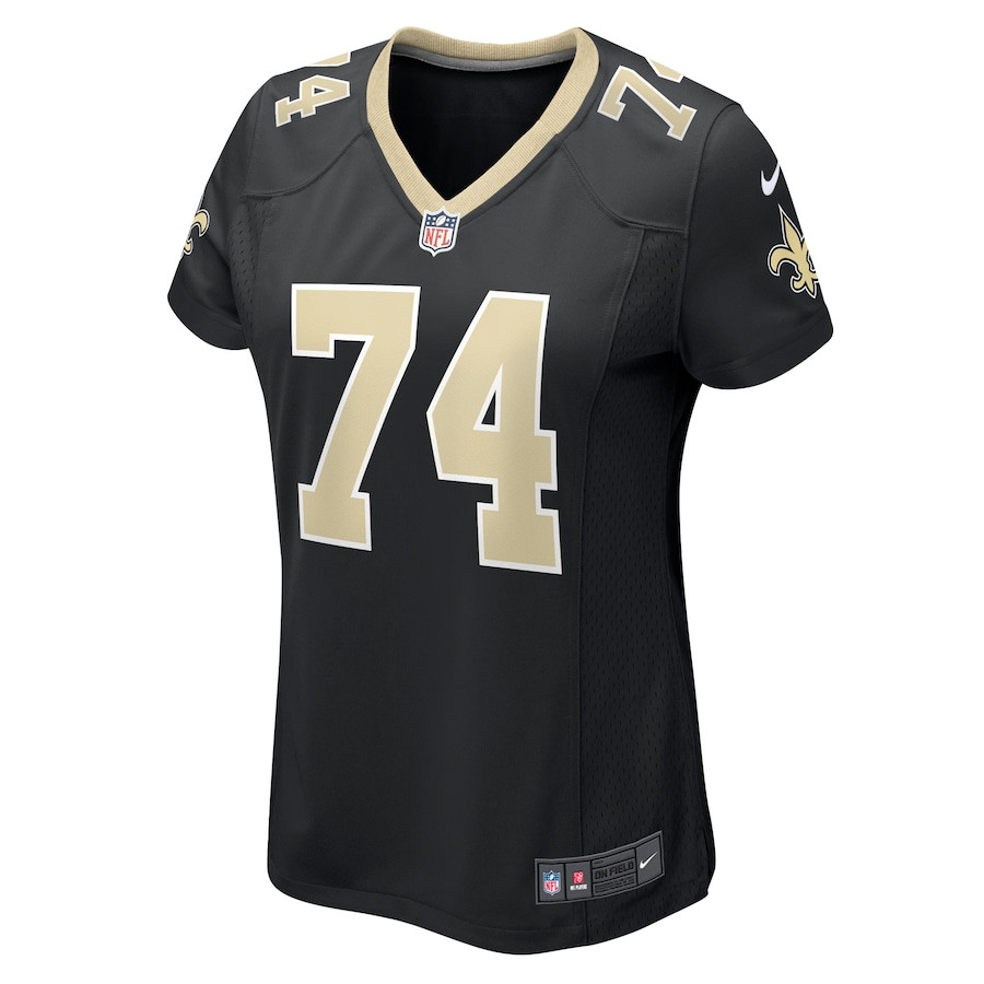 Olisaemeka Udoh 74 New Orleans Saints Game Black NFL Jersey Women's