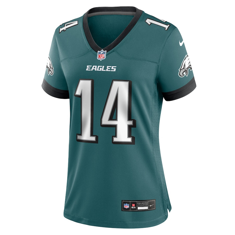 Kenneth Gainwell 14 Philadelphia Eagles Team Game Midnight Green NFL Jersey Women's