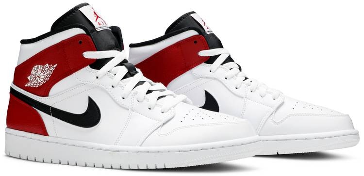Air Jordan 1 Mid White Chicago 554724-116