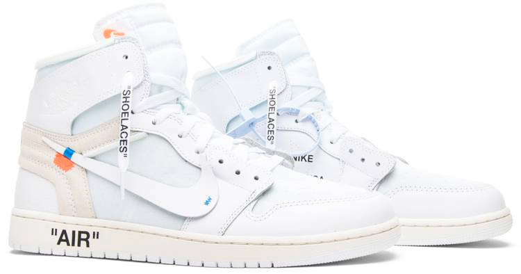 Off-White x Air Jordan 1 Retro High OG White 2018 AQ0818-100