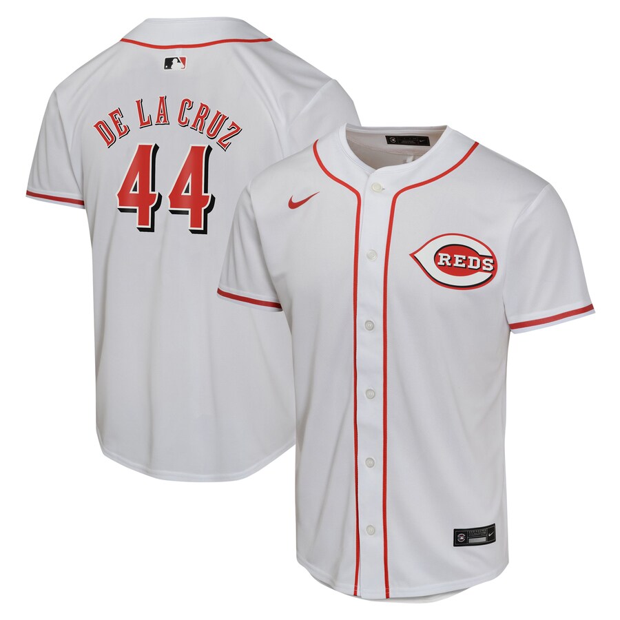 Elly De La Cruz Cincinnati Reds Youth Home Game Player Jersey White