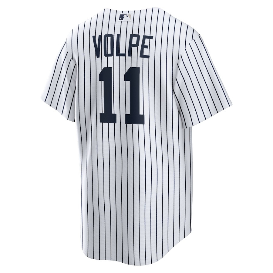 Anthony Volpe 11 New York Yankees Home White MLB Jersey Men's