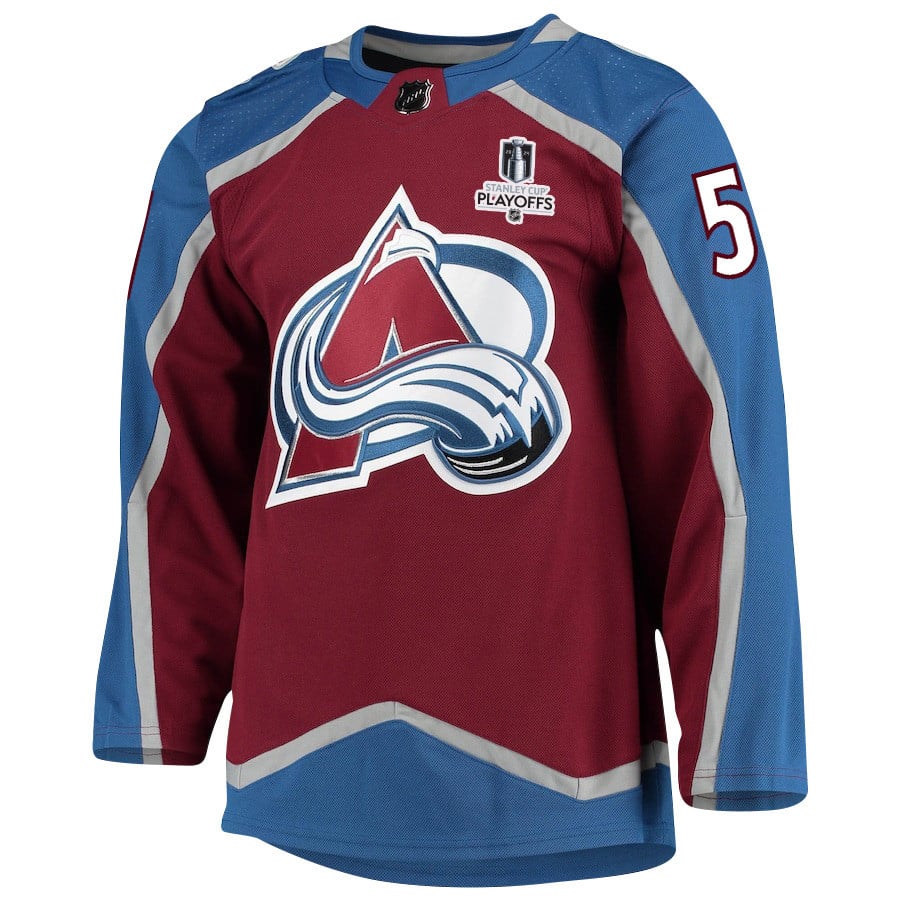 Nikolai Kovalenko 51 Colorado Avalanche 2024 Playoffs Patch Home Men NHL Jersey Men's