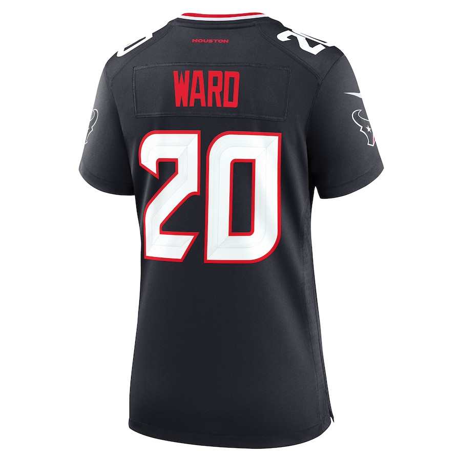Jimmie Ward 20 Houston Texans Team Game Navy NFL Jersey Women's
