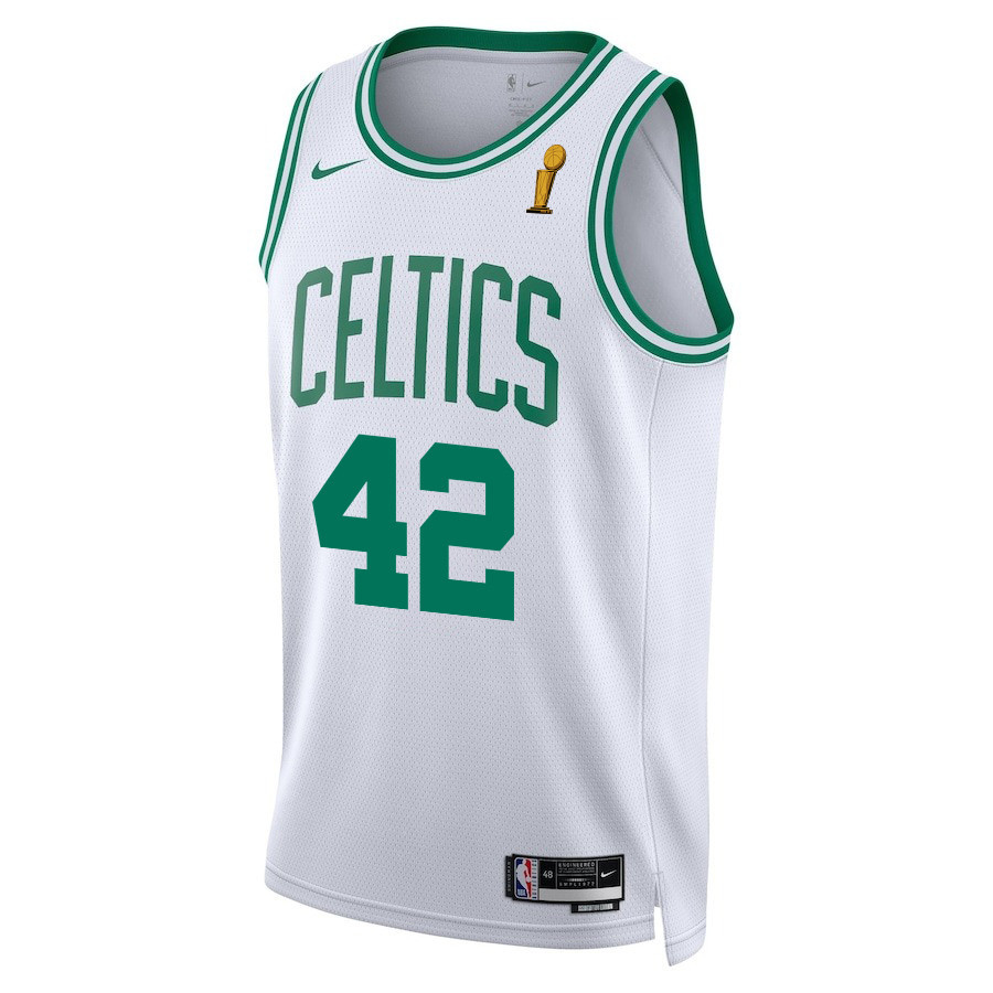 Al Horford 42 Boston Celtics 2024 FINALS CHAMPIONS Swingman Association Editio White NBA Jersey Men's
