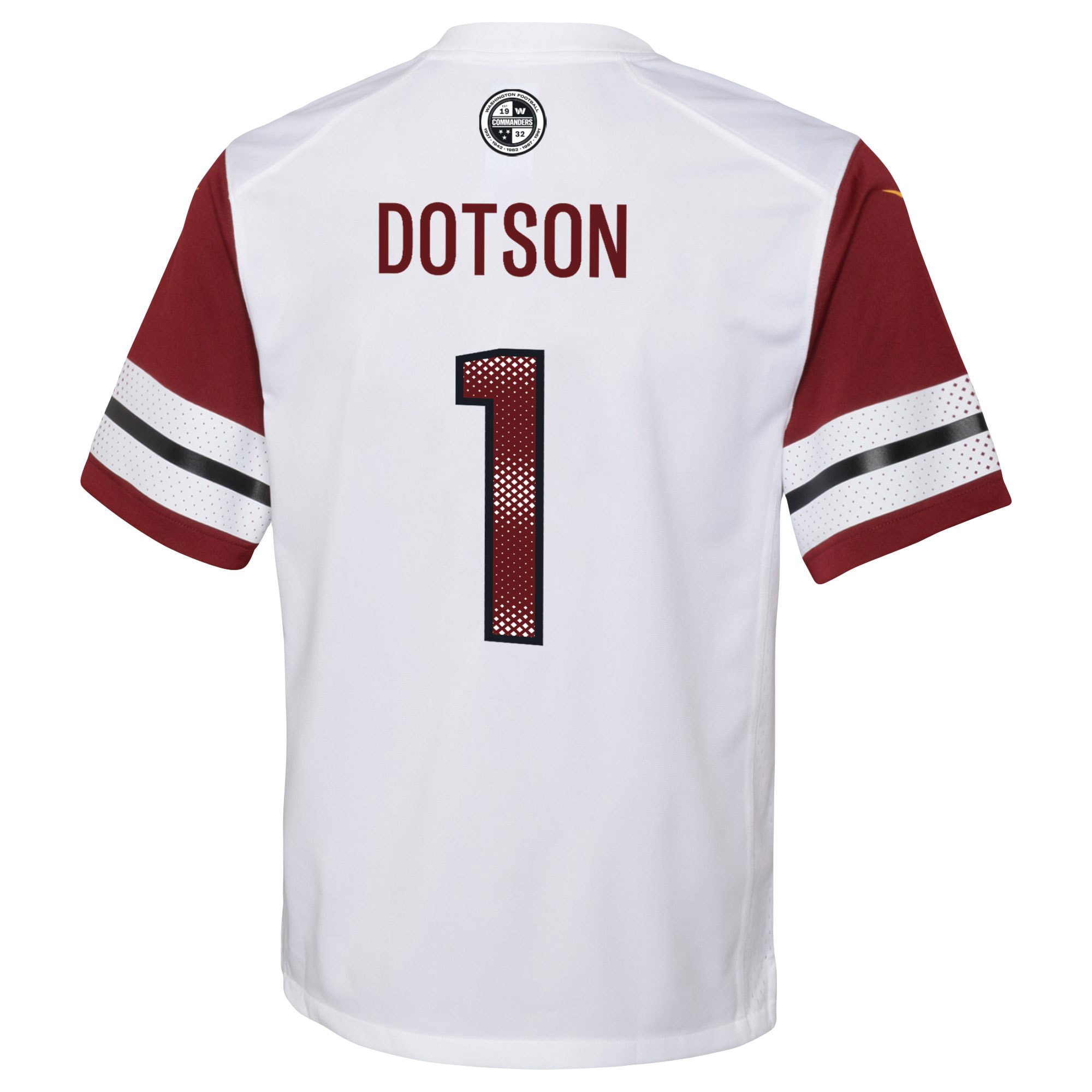 Washington Commanders Jahan Dotson White Game NFL Jersey Youth