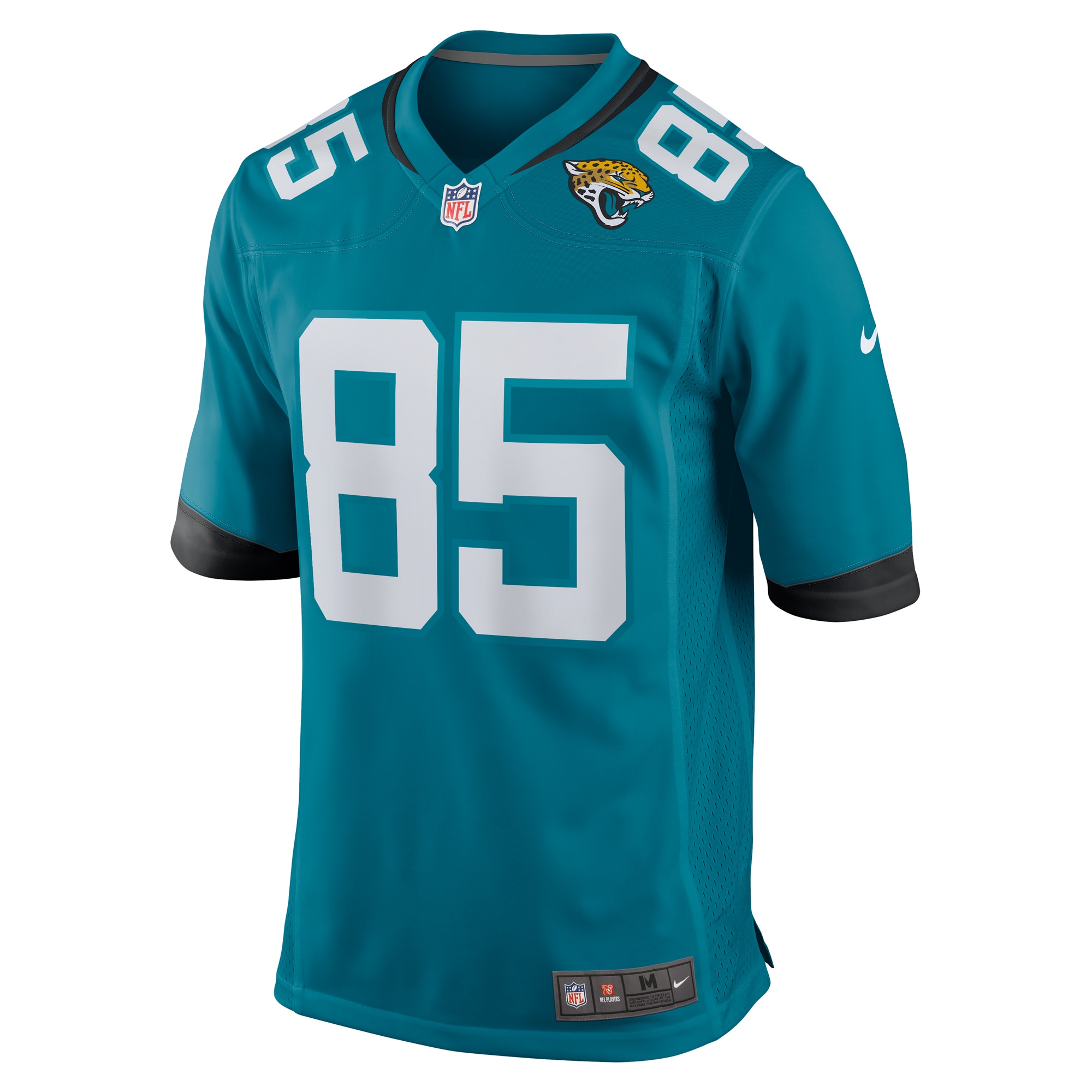 Jacksonville Jaguars Brenton Strange Teal Team Game NFL Jersey Men's
