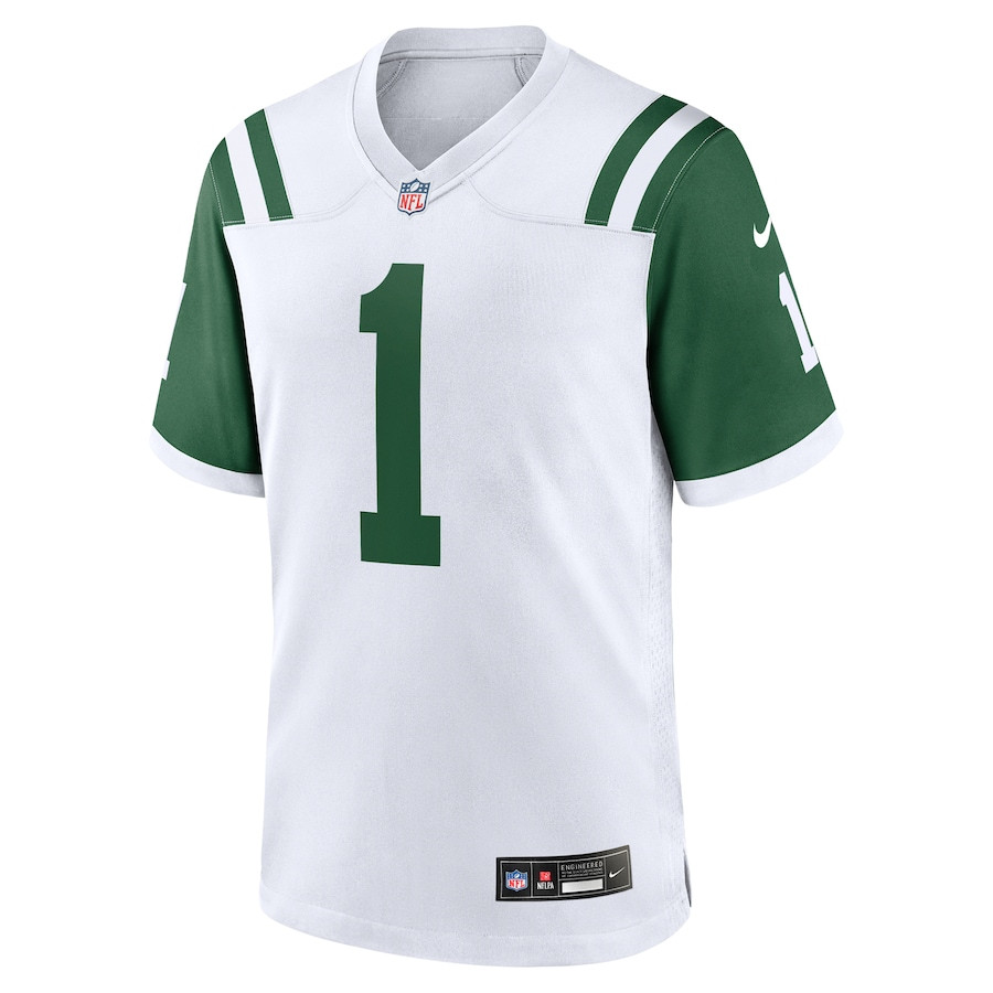 Ahmad Sauce Gardner 1 New York Jets Classic Alternate Game White NFL Jersey Men's