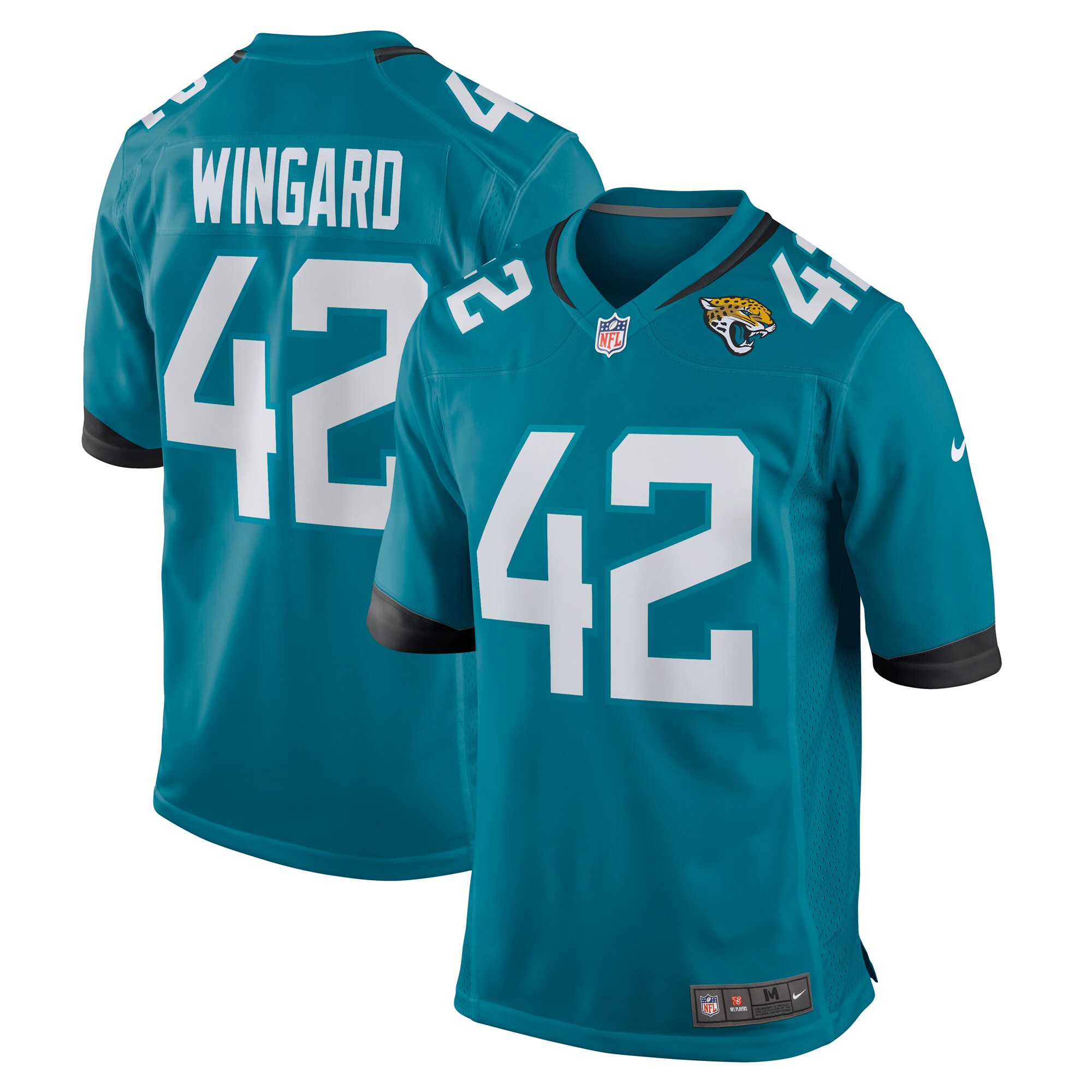 Jacksonville Jaguars Andrew Wingard Teal Game NFL Jersey Men's