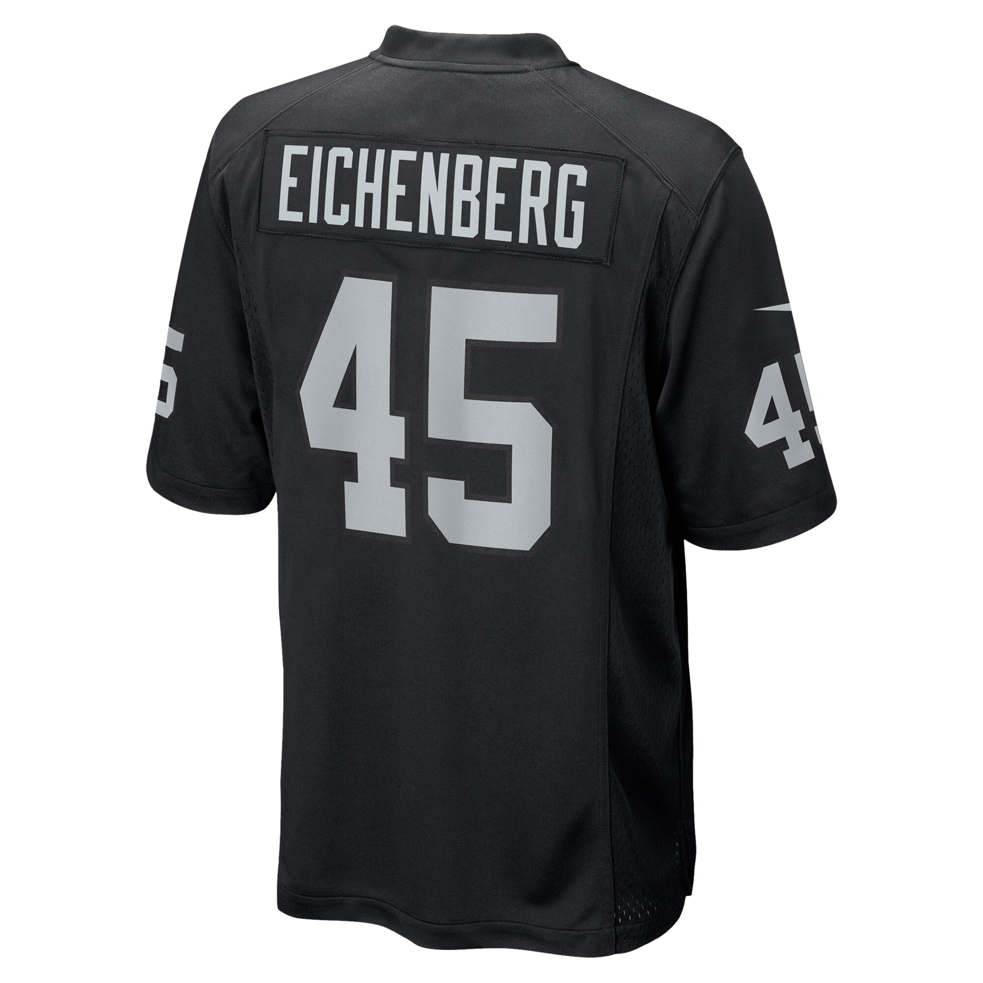 Las Vegas Raiders Tommy Eichenberg Black Team Game NFL Jersey Men's