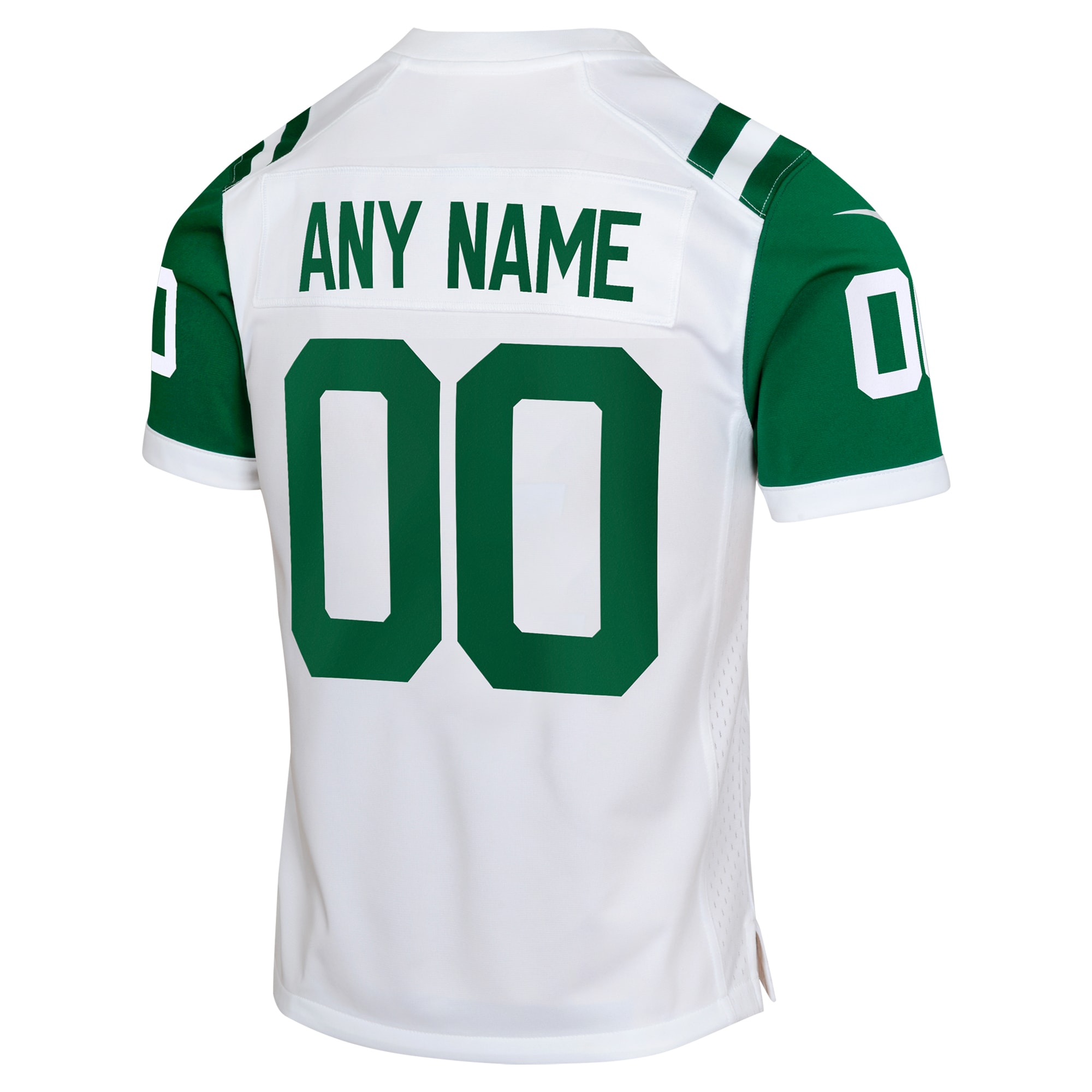 New York Jets White Classic Alternate Custom NFL Jersey Youth