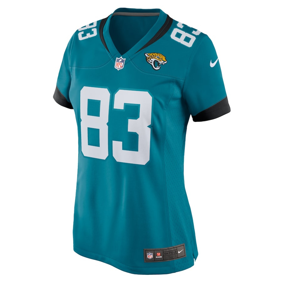 Jacob Harris 83 Jacksonville Jaguars Game Teal NFL Jersey Women's