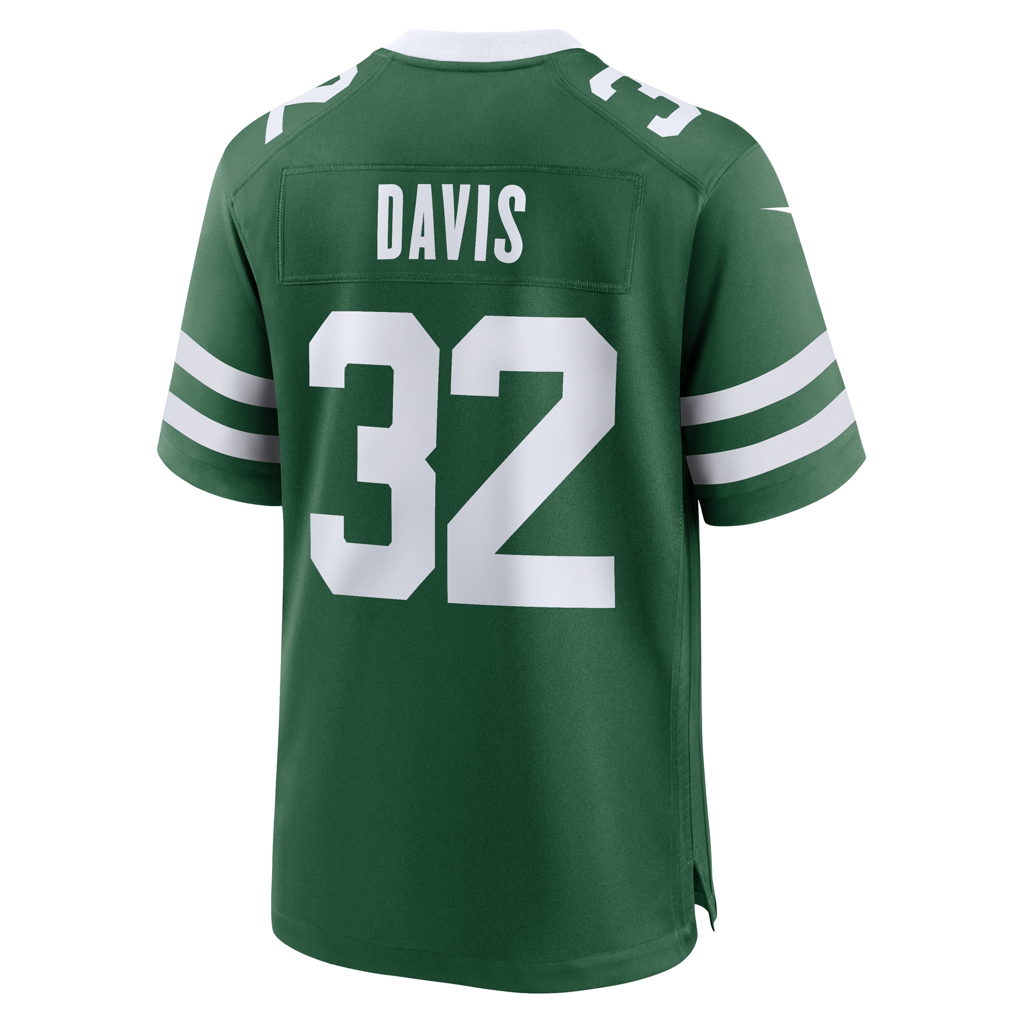 New York Jets Isaiah Davis Legacy Green Team Game NFL Jersey Men's